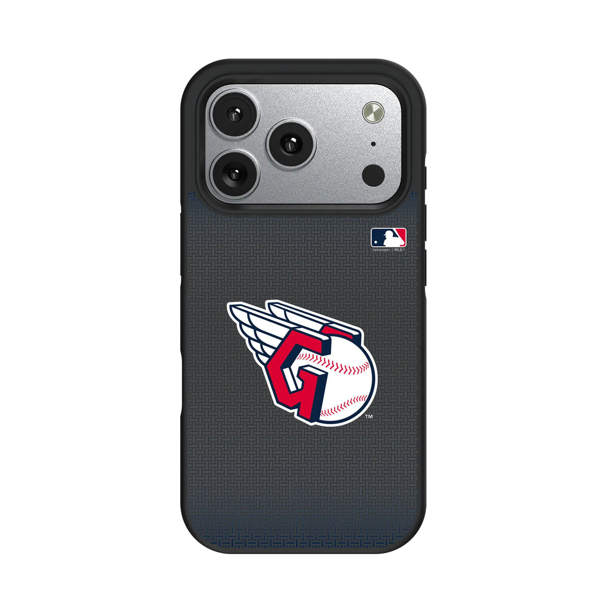 Cleveland Guardians Linen iPhone Bump Phone Case for Apple iPhone#Device_iPhone 17 Pro