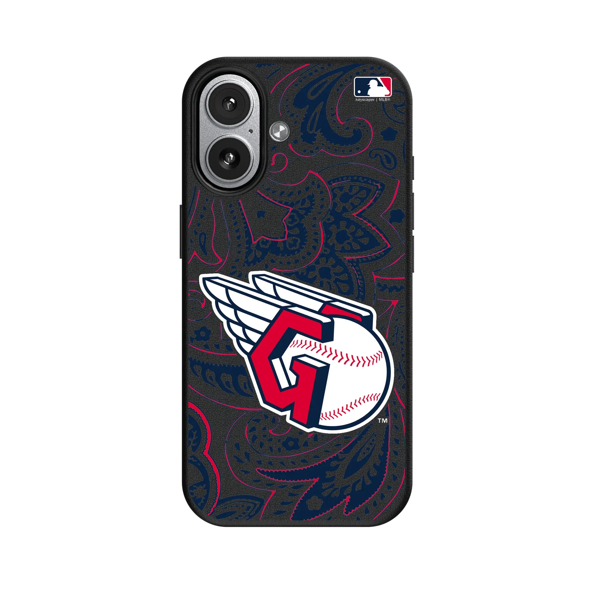 Cleveland Guardians Paisley iPhone MagSafe Compatible Phone Case for Apple iPhone#Device_iPhone 17