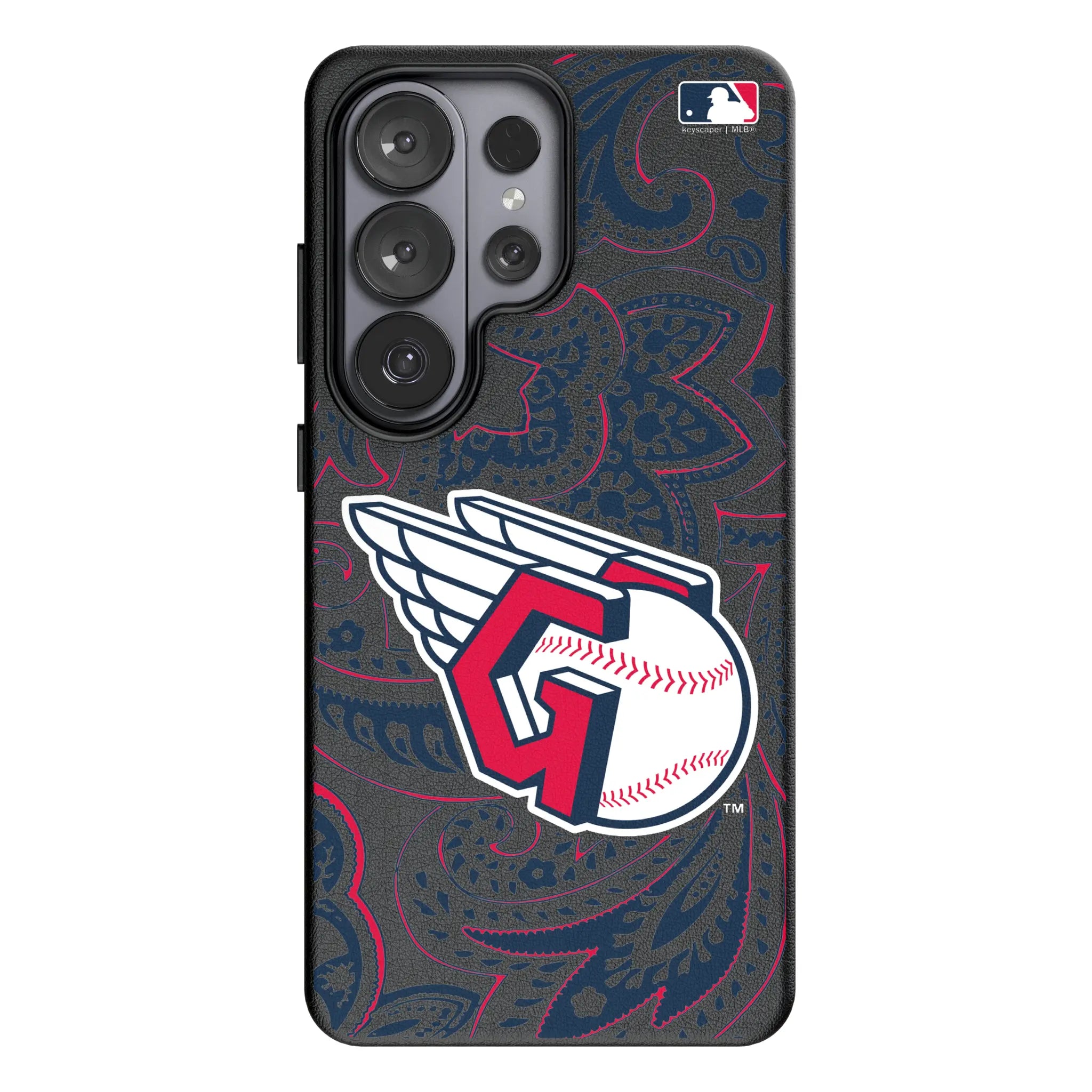 Cleveland Guardians Paisley Galaxy MagSafe Compatible Phone Case for Samsung Galaxy#Device_Galaxy S26 Ultra
