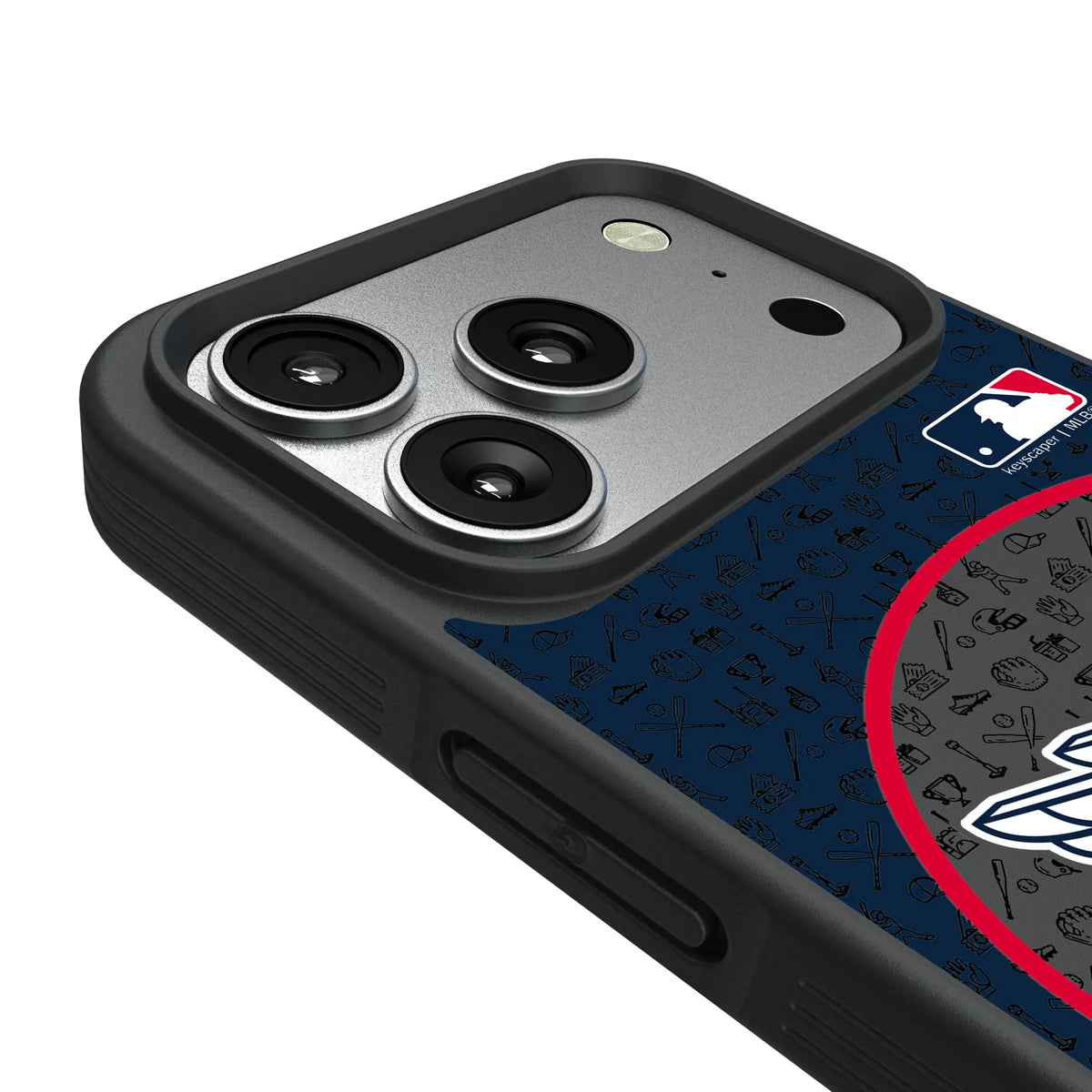 Cleveland Guardians Personalized Circle iPhone Bump Phone Case for Apple iPhone - Detail#Device_iPhone 17 Pro
