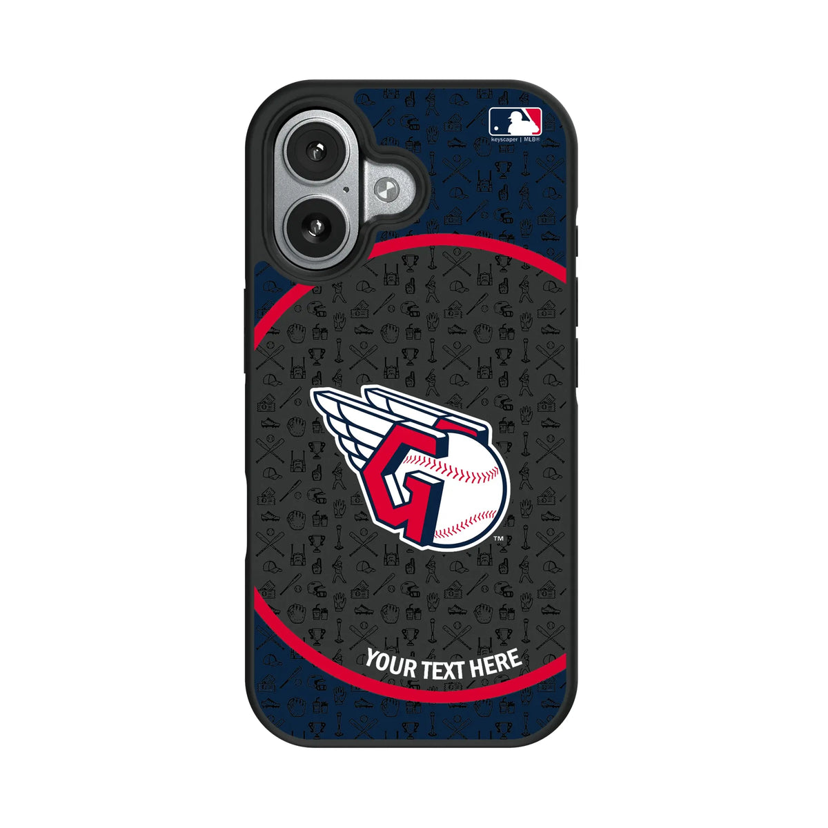 Cleveland Guardians Personalized Circle iPhone Bump Phone Case for Apple iPhone#Device_iPhone 17