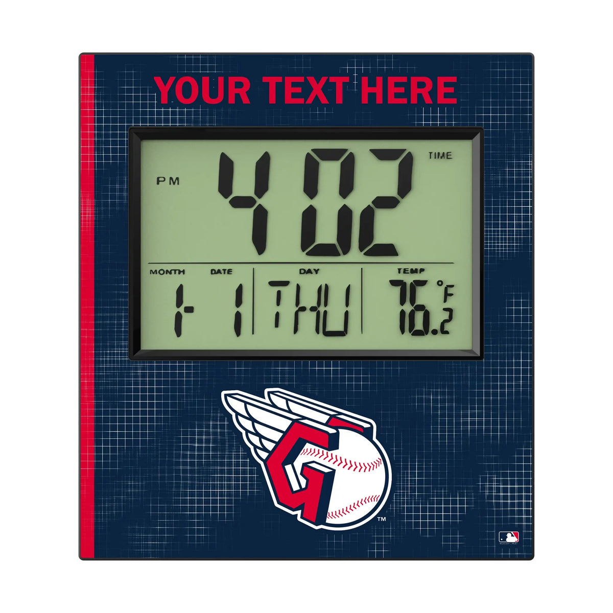 Cleveland Guardians Personalized Hatch Wall Clock