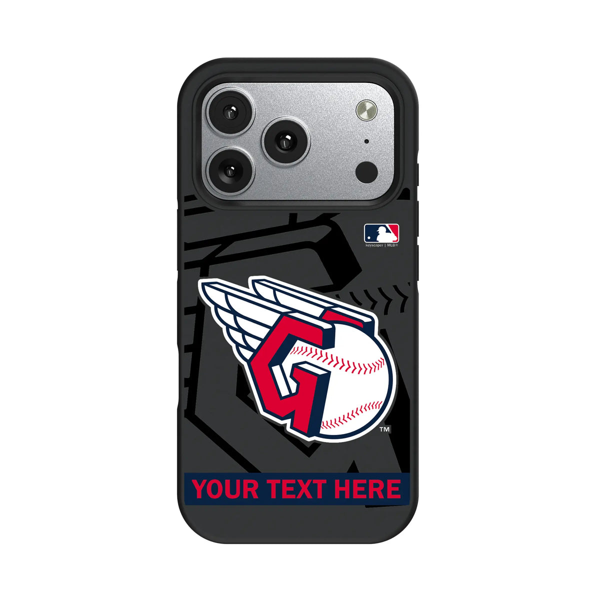 Cleveland Guardians Personalized Tilt iPhone Bump Phone Case for Apple iPhone#Device_iPhone 17 Pro