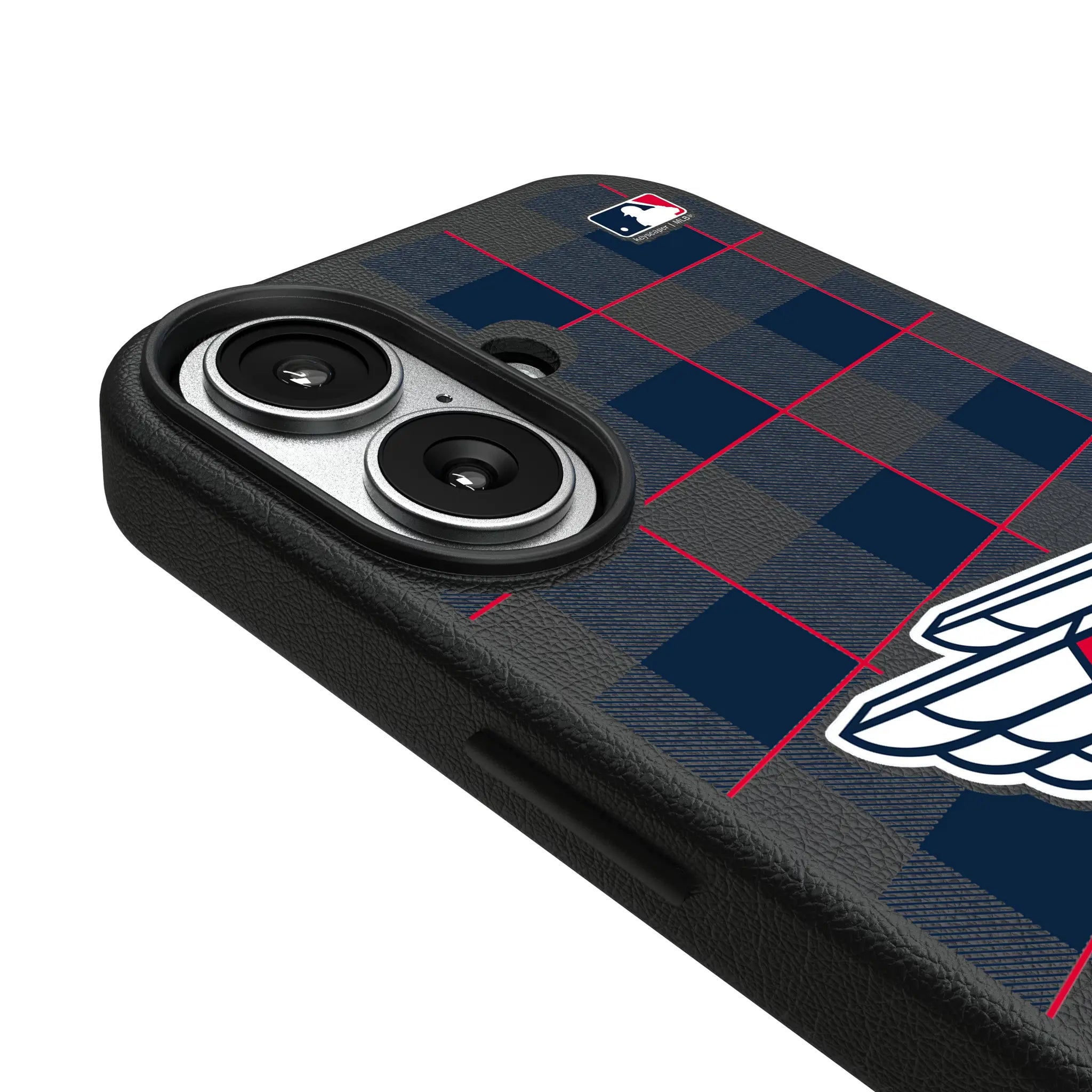 Cleveland Guardians Plaid iPhone MagSafe Compatible Phone Case for Apple iPhone - Detail#Device_iPhone 17