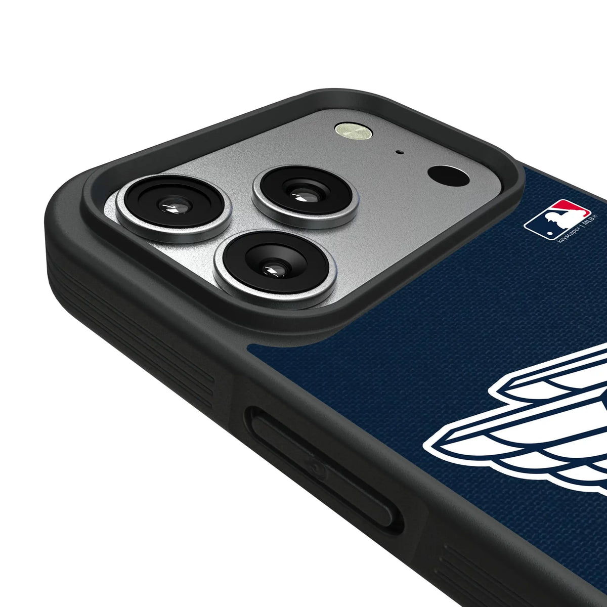 Cleveland Guardians Solid iPhone Bump Phone Case for Apple iPhone - Detail#Device_iPhone 17 Pro