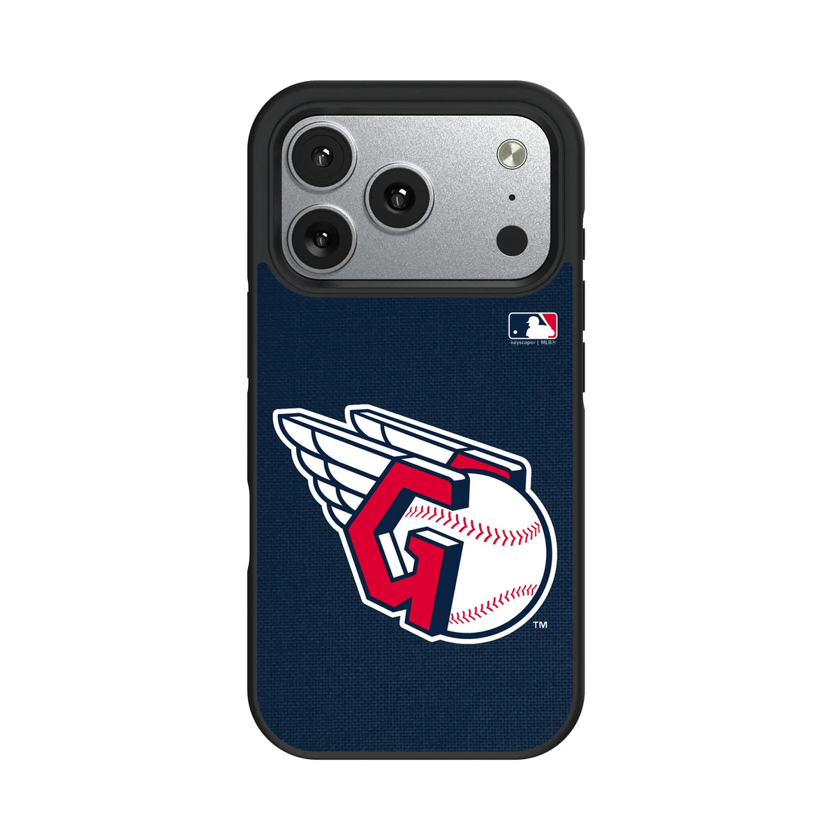 Cleveland Guardians Solid iPhone Bump Phone Case for Apple iPhone#Device_iPhone 17 Pro