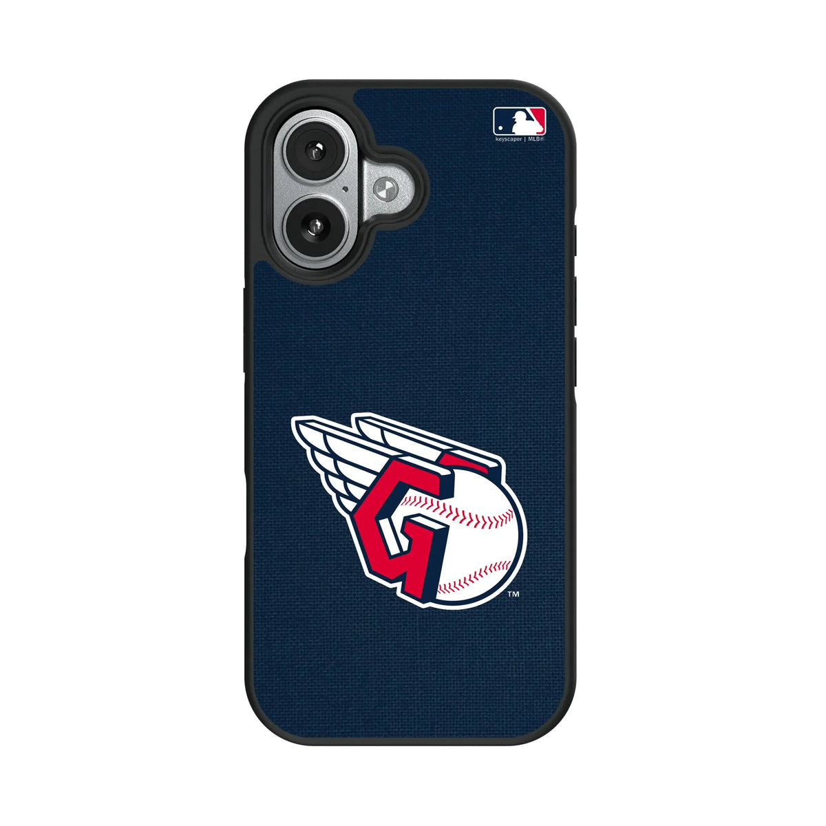 Cleveland Guardians Solid iPhone Bump Phone Case for Apple iPhone#Device_iPhone 17
