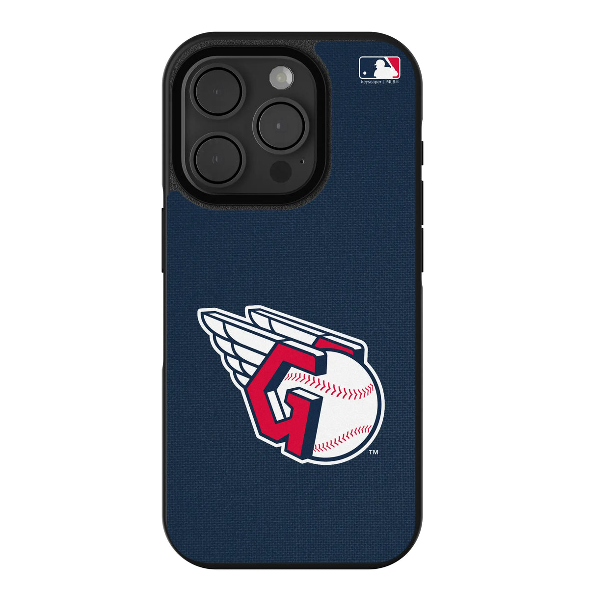 Cleveland Guardians Solid iPhone Bump Phone Case for Apple iPhone