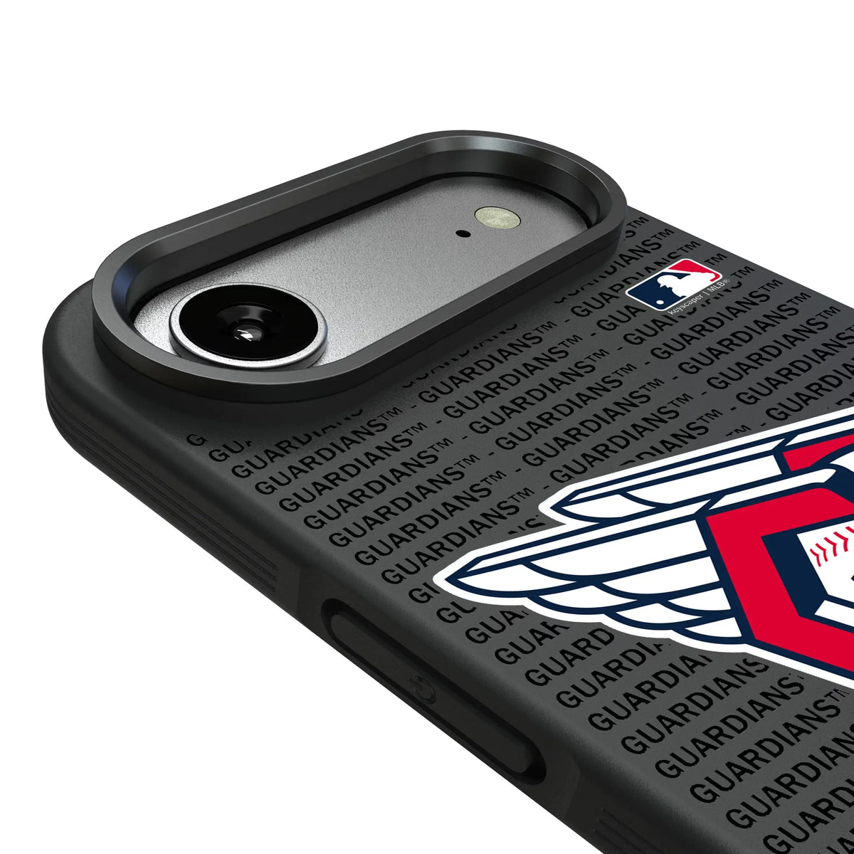 Cleveland Guardians Text Backdrop iPhone Bump Phone Case for Apple iPhone - Detail#Device_iPhone Air