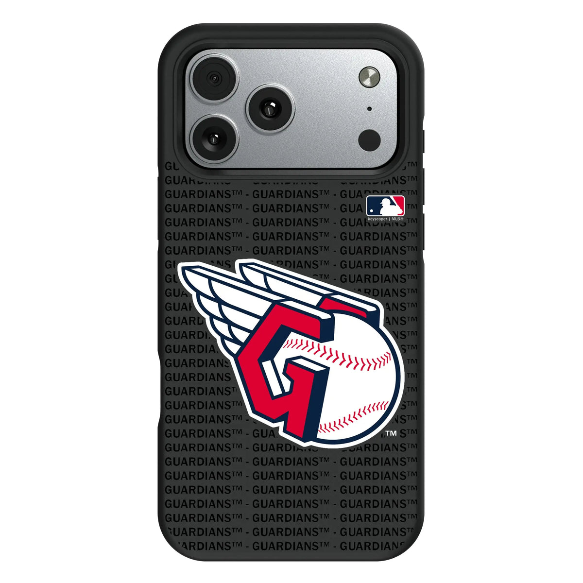 Cleveland Guardians Text Backdrop iPhone Bump Phone Case for Apple iPhone#Device_iPhone 17 Pro Max
