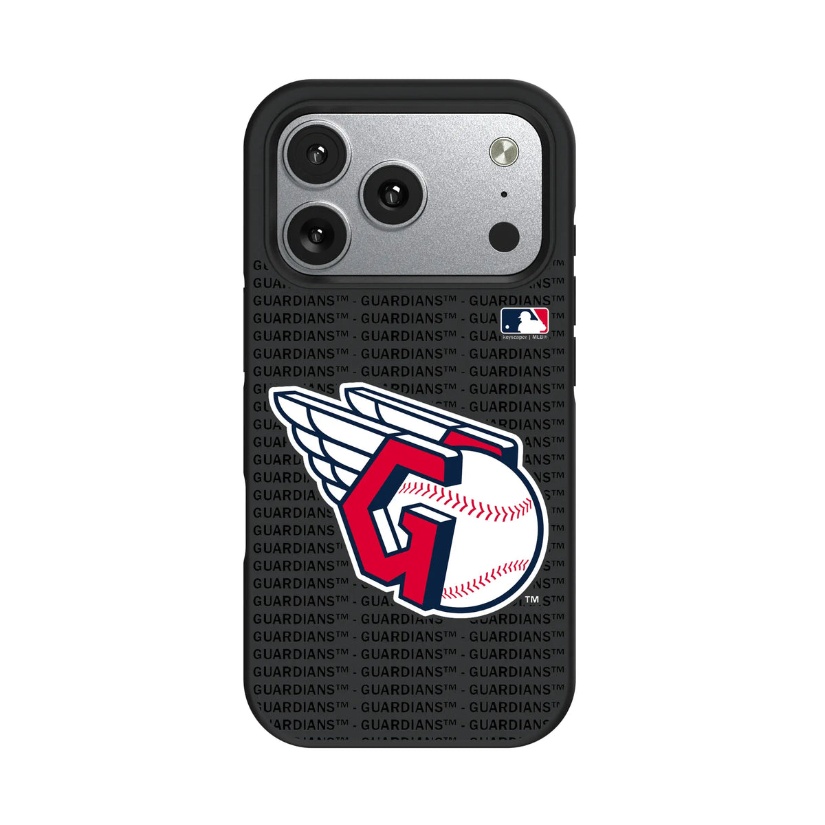 Cleveland Guardians Text Backdrop iPhone Bump Phone Case for Apple iPhone#Device_iPhone 17 Pro