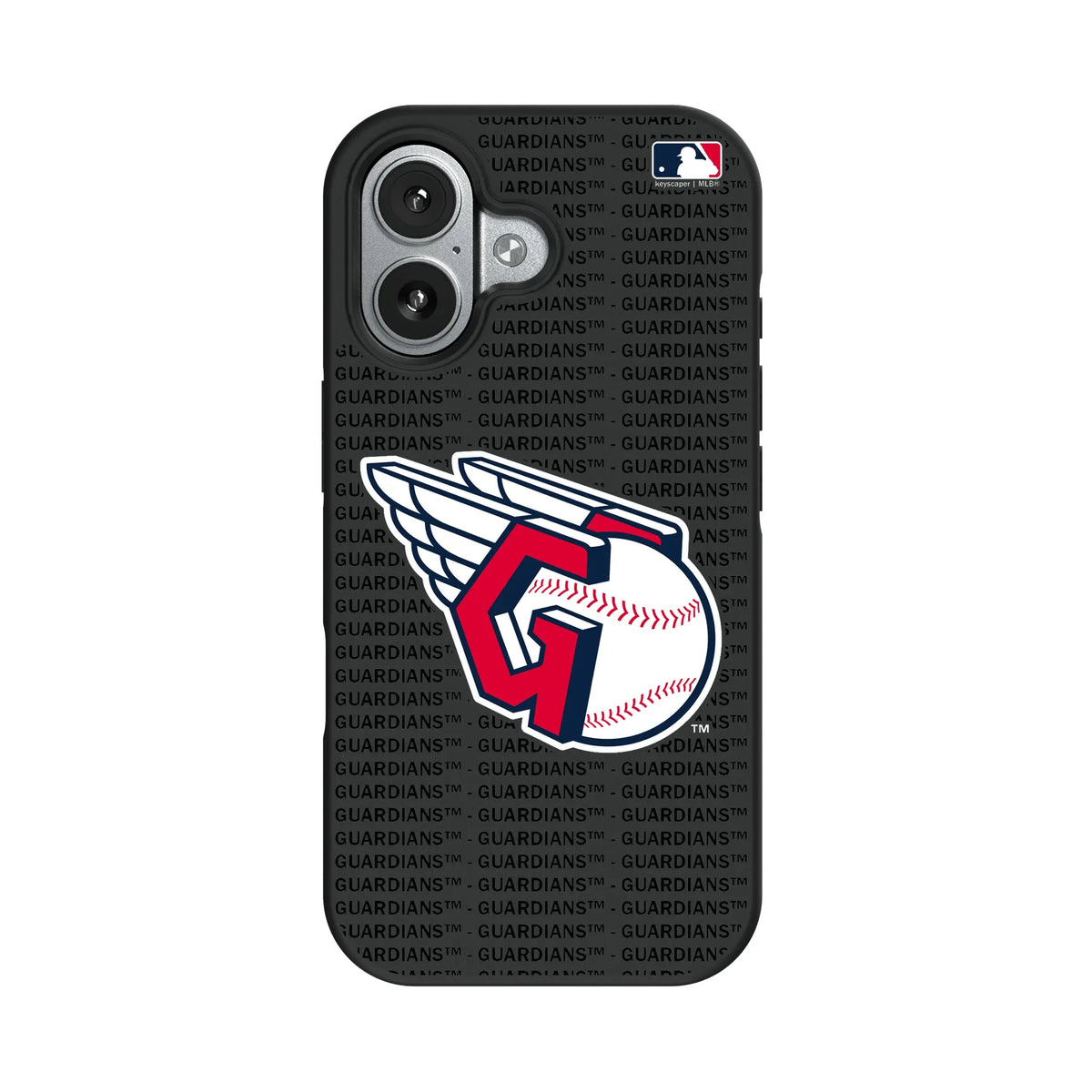 Cleveland Guardians Text Backdrop iPhone Bump Phone Case for Apple iPhone#Device_iPhone 17