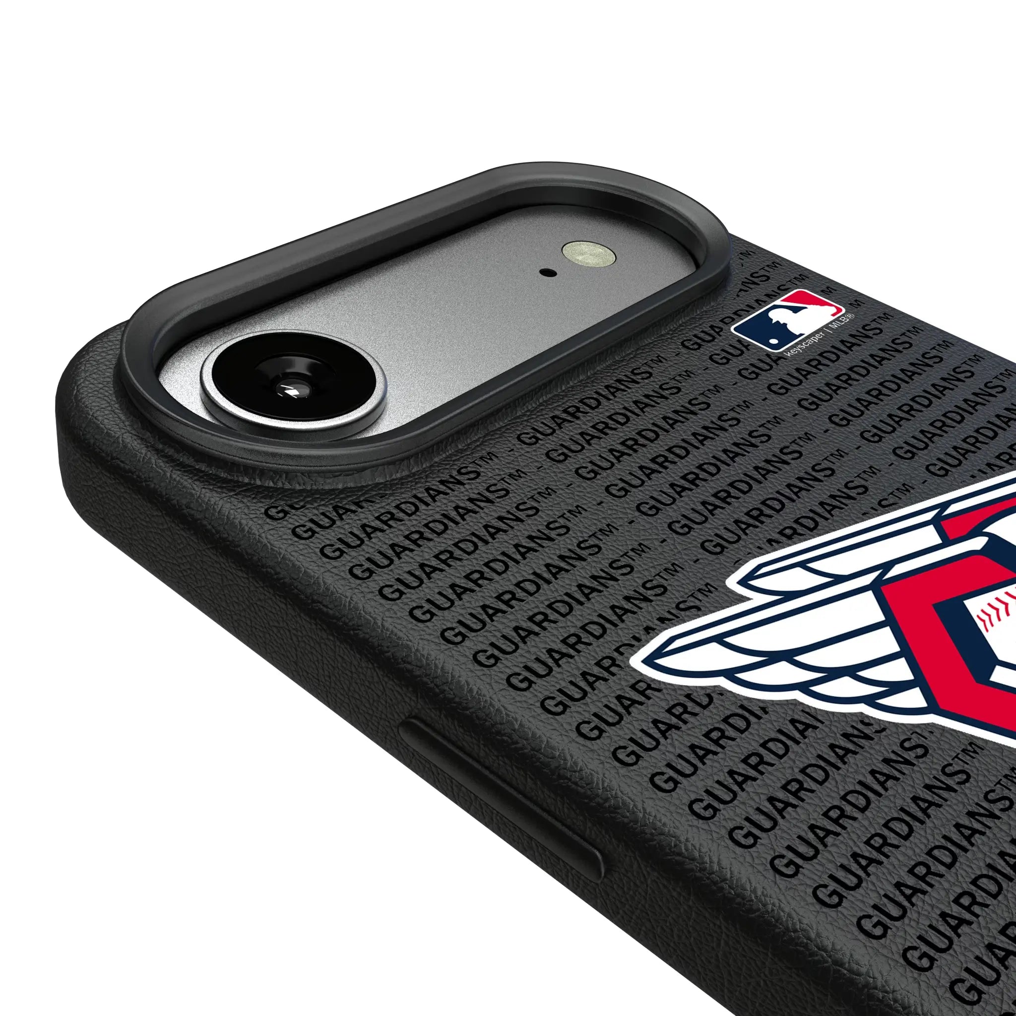 Cleveland Guardians Text Backdrop iPhone MagSafe Compatible Phone Case for Apple iPhone - Detail#Device_iPhone Air