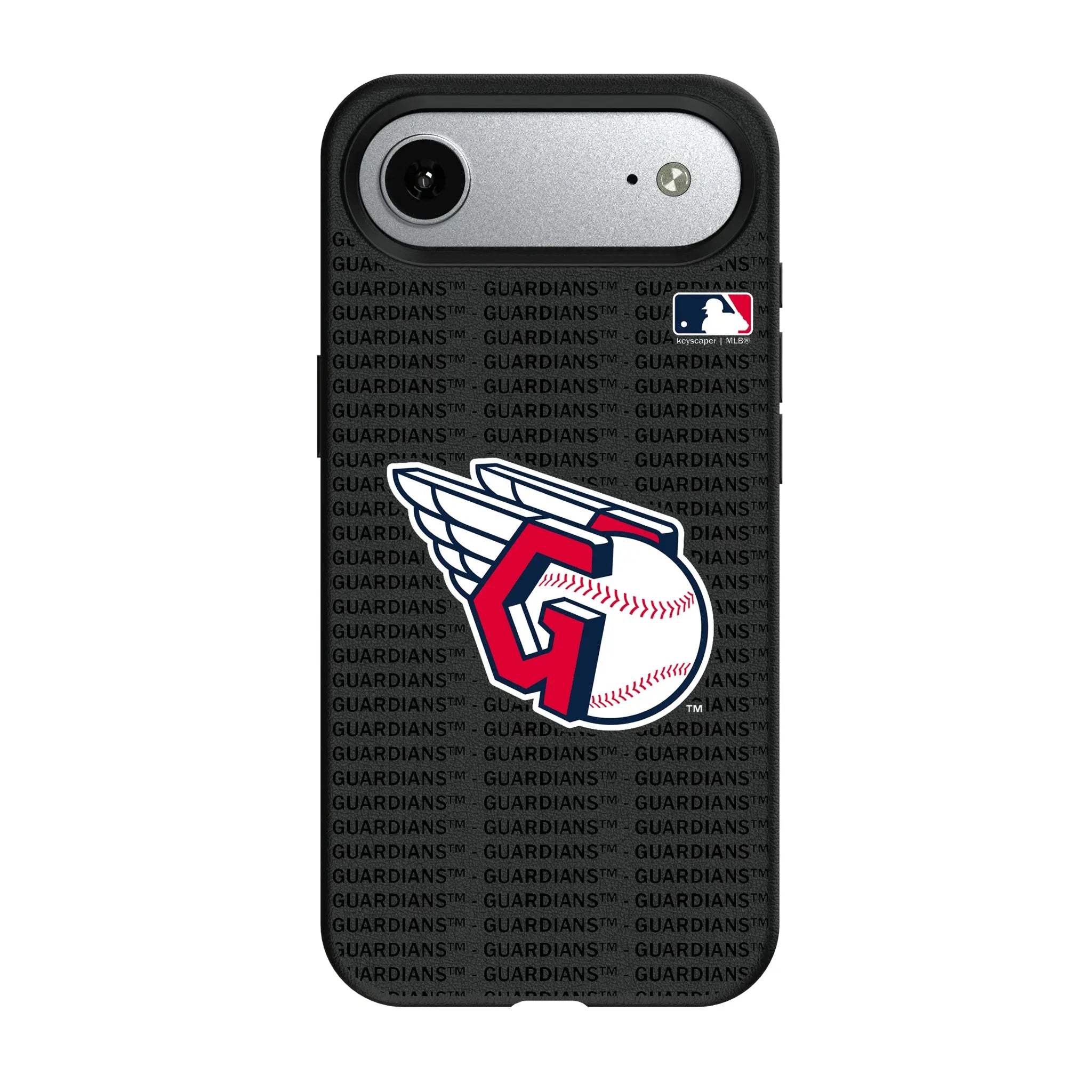 Cleveland Guardians Text Backdrop iPhone MagSafe Compatible Phone Case for Apple iPhone#Device_iPhone Air