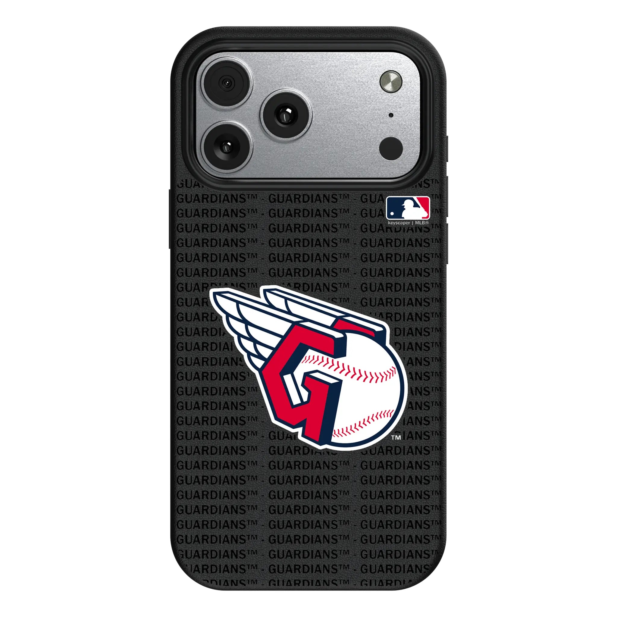 Cleveland Guardians Text Backdrop iPhone MagSafe Compatible Phone Case for Apple iPhone#Device_iPhone 17 Pro Max