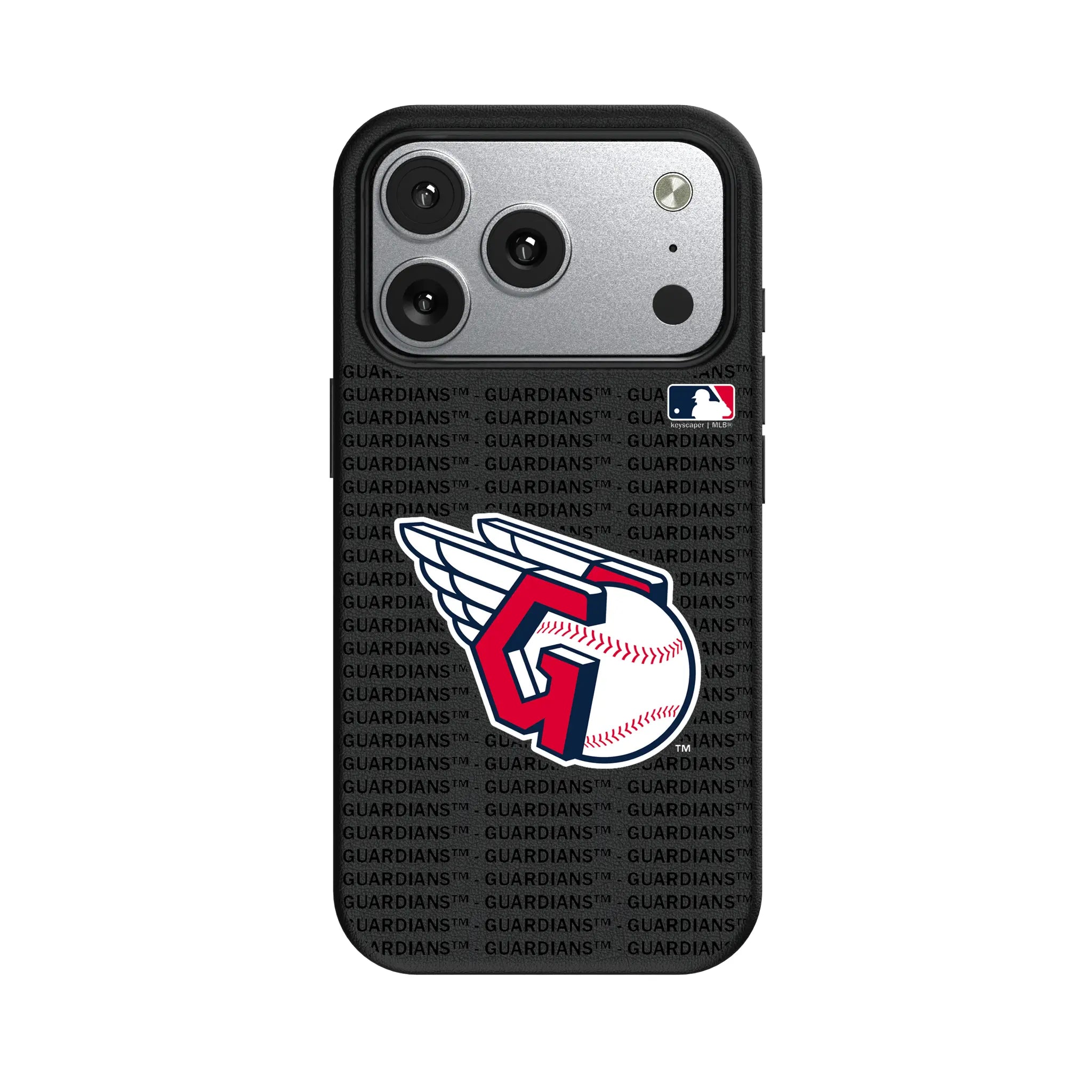 Cleveland Guardians Text Backdrop iPhone MagSafe Compatible Phone Case for Apple iPhone#Device_iPhone 17 Pro