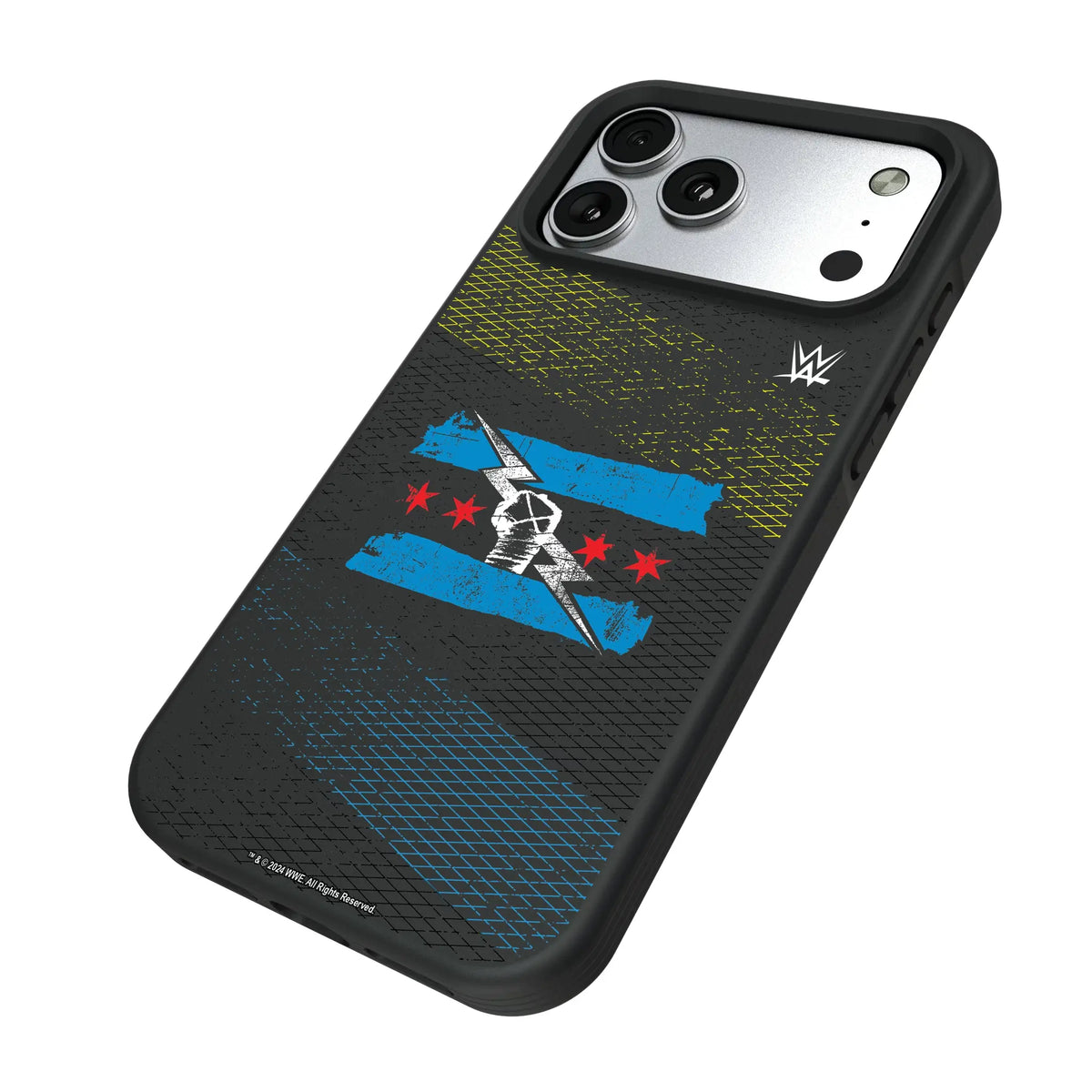 CM Punk Steel iPhone Bump Phone Case for Apple iPhone - Isometric View#Device_iPhone 17 Pro Max