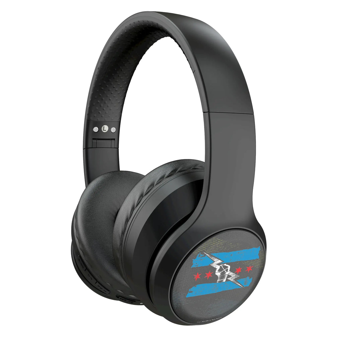 CM Punk Steel Wireless Over-Ear Headphones With Case
