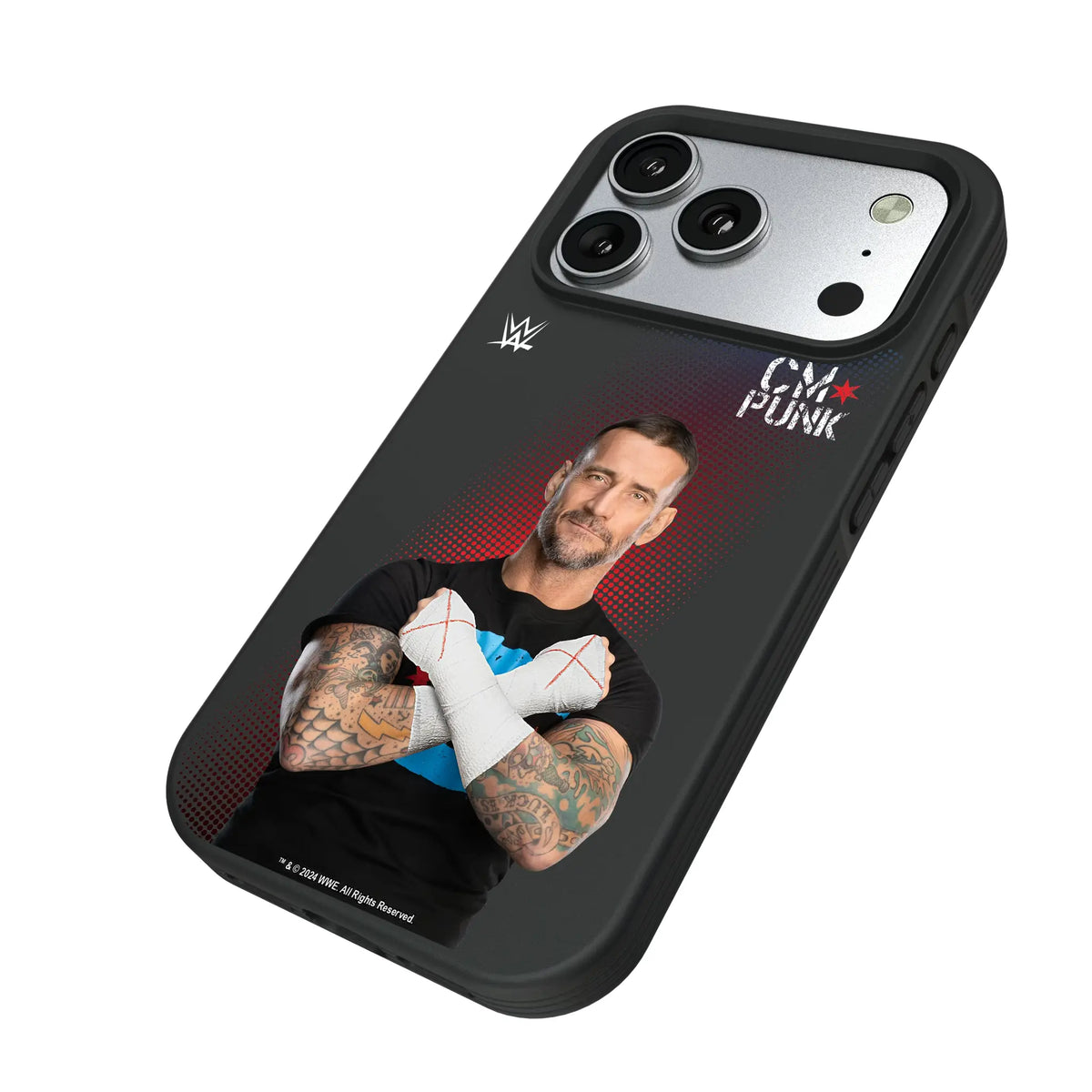 CM Punk Superstar iPhone Bump Phone Case for Apple iPhone - Isometric View#Device_iPhone 17 Pro