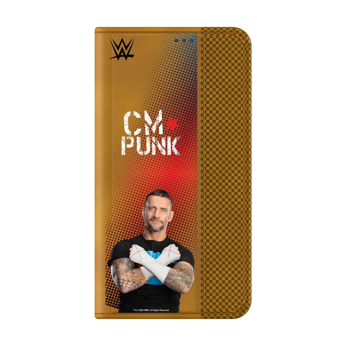 CM Punk Superstar Galaxy Folio Phone Case for Samsung Galaxy