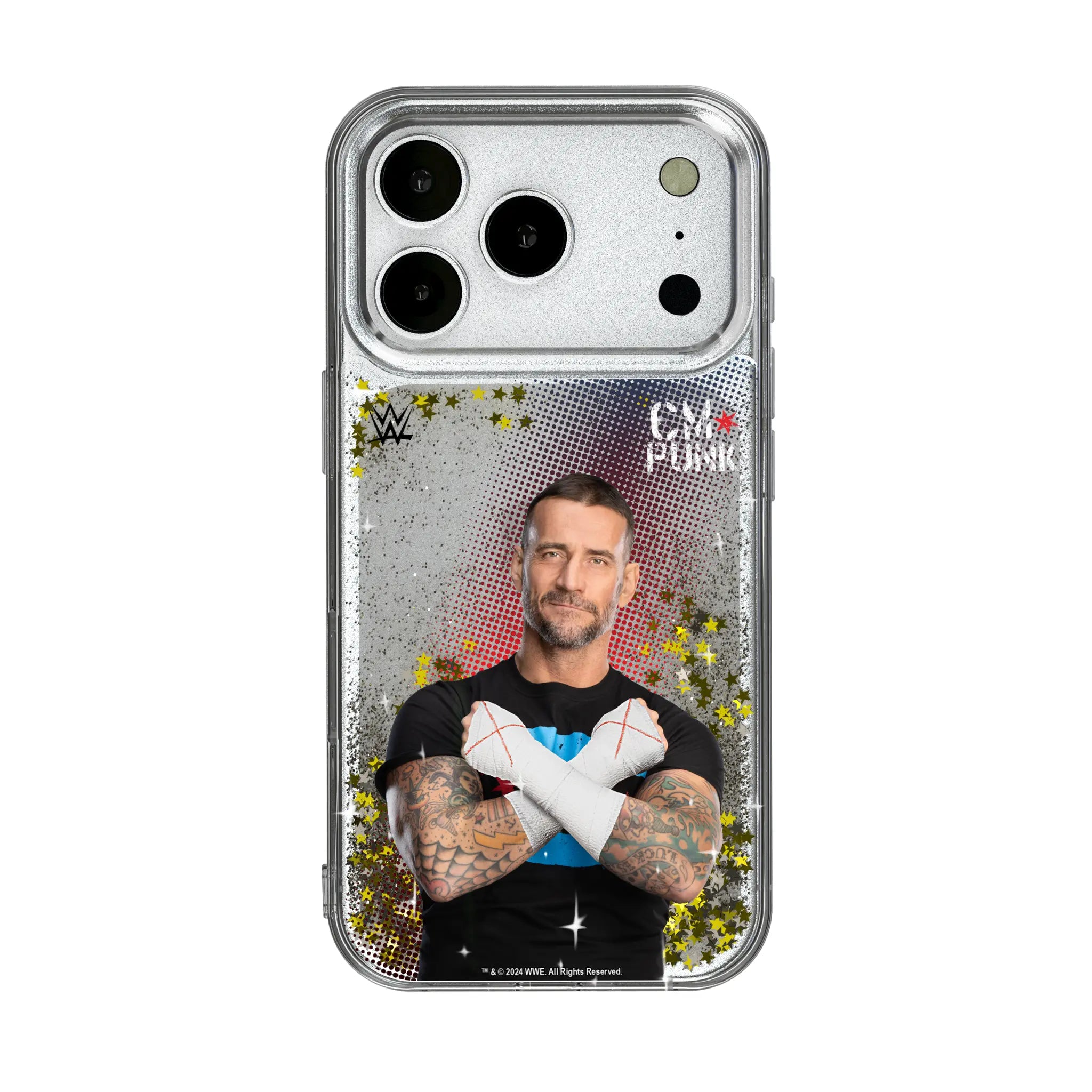 CM Punk Superstar iPhone Glitter Phone Case for Apple iPhone