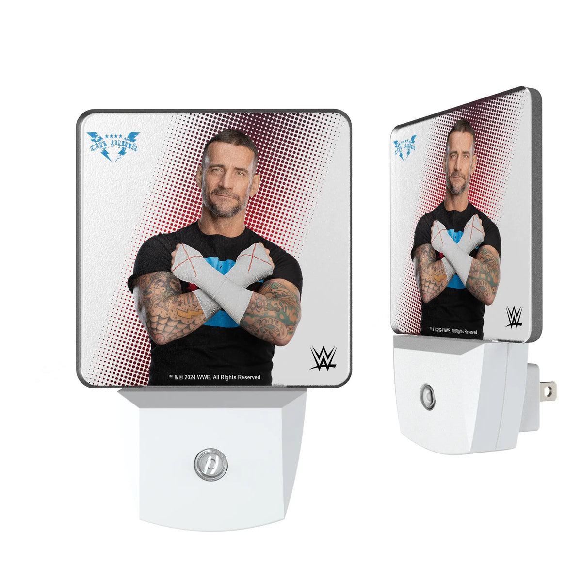 CM Punk Superstar Night Light 2-Pack