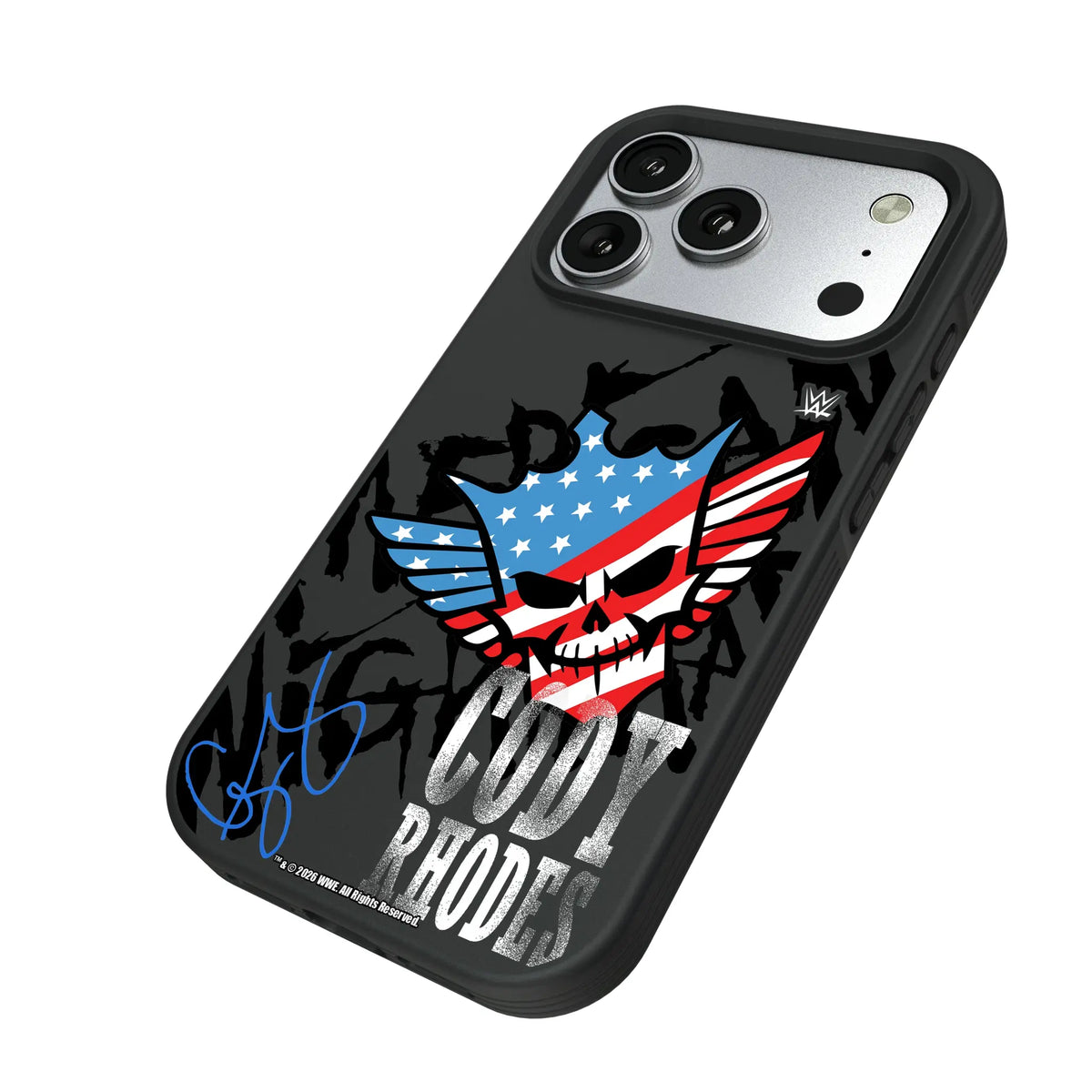 Cody Rhodes Impact iPhone Bump Phone Case for Apple iPhone - Isometric View#Device_iPhone 17 Pro