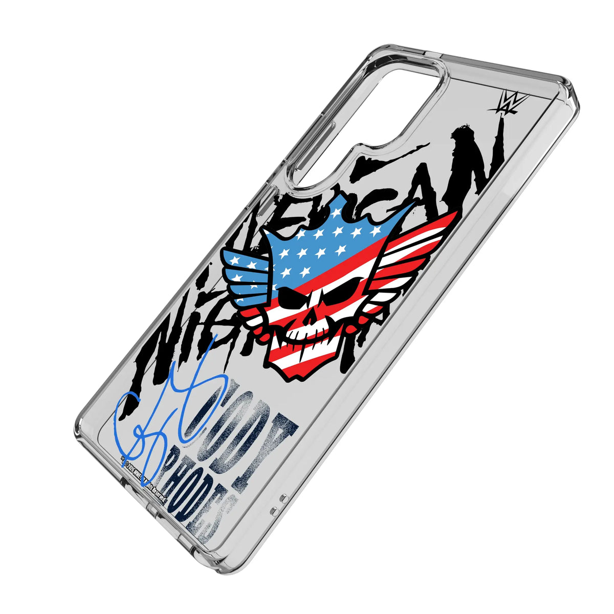 Cody Rhodes Impact Galaxy Clear Phone Case for Samsung Galaxy - Isometric View