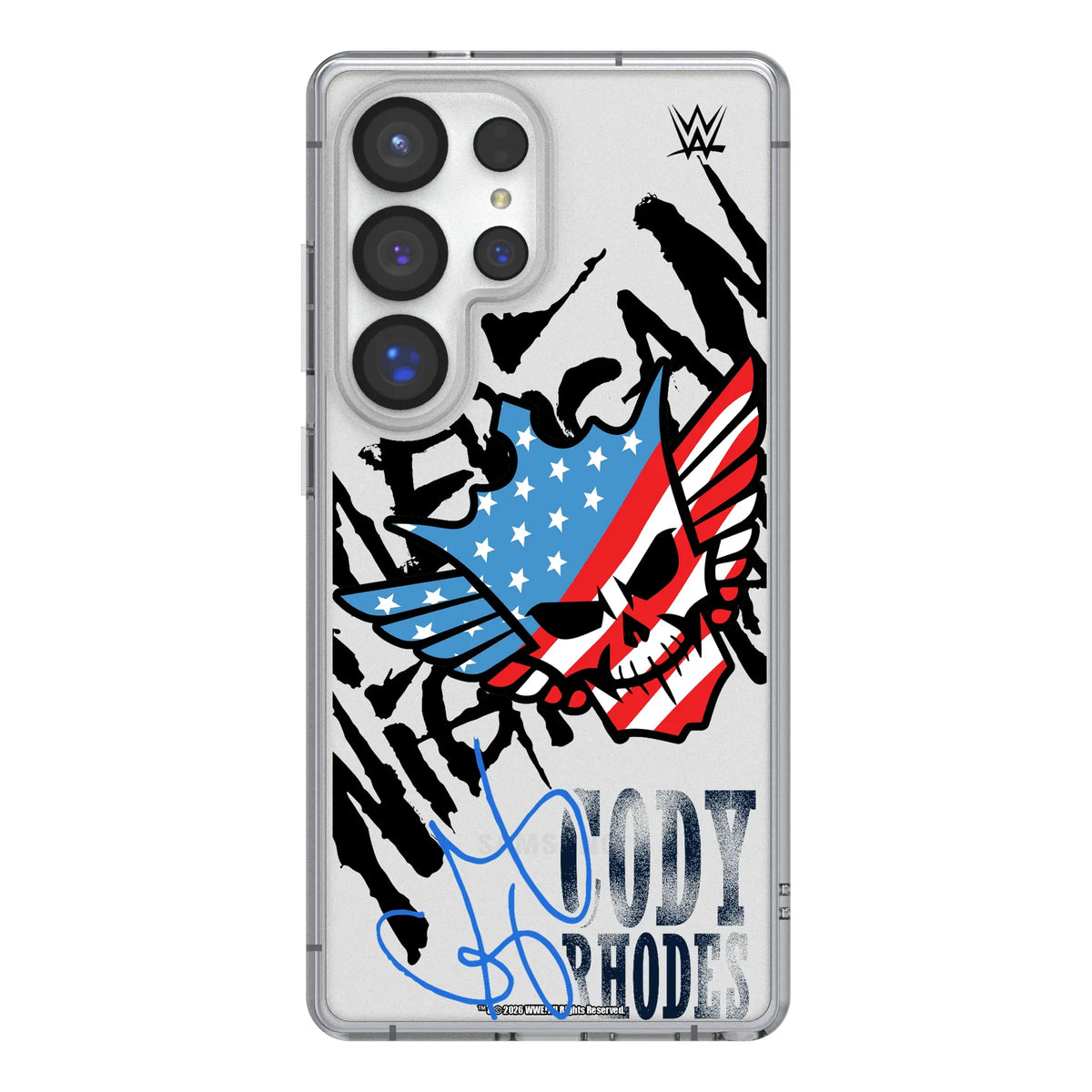 Cody Rhodes Impact Galaxy Clear Phone Case for Samsung Galaxy