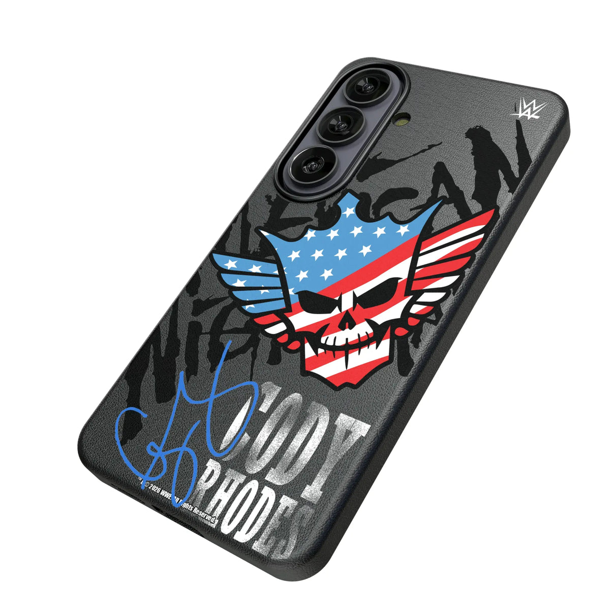Cody Rhodes Impact Galaxy MagSafe Compatible Phone Case for Samsung Galaxy - Isometric View#Device_Galaxy S26