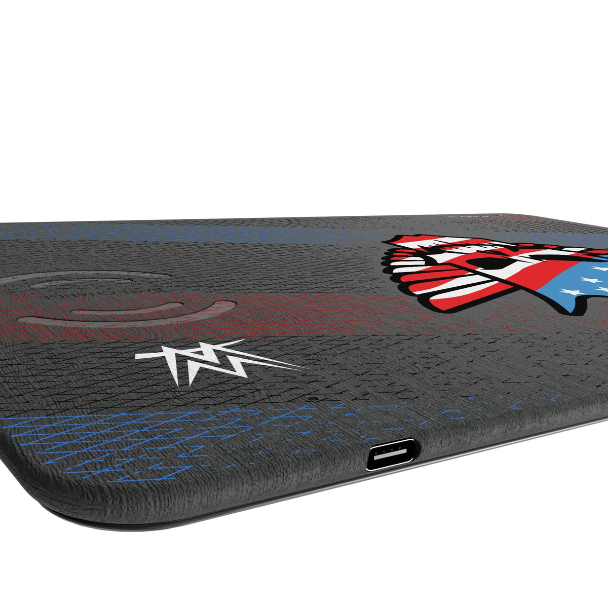Cody Rhodes Steel 15-Watt Wireless Charger and Mouse Pad