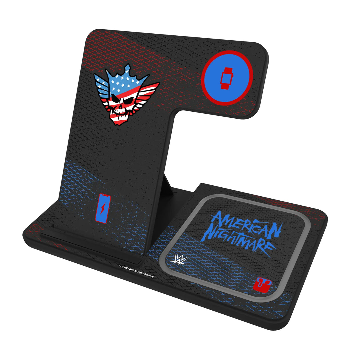 Cody Rhodes Steel 3 in 1 Charging Station