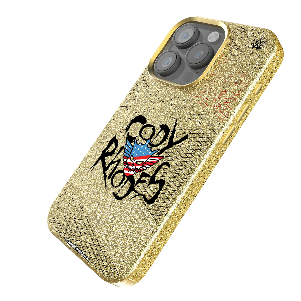 Cody Rhodes Steel iPhone Bling Phone Case for Apple iPhone - Isometric View
