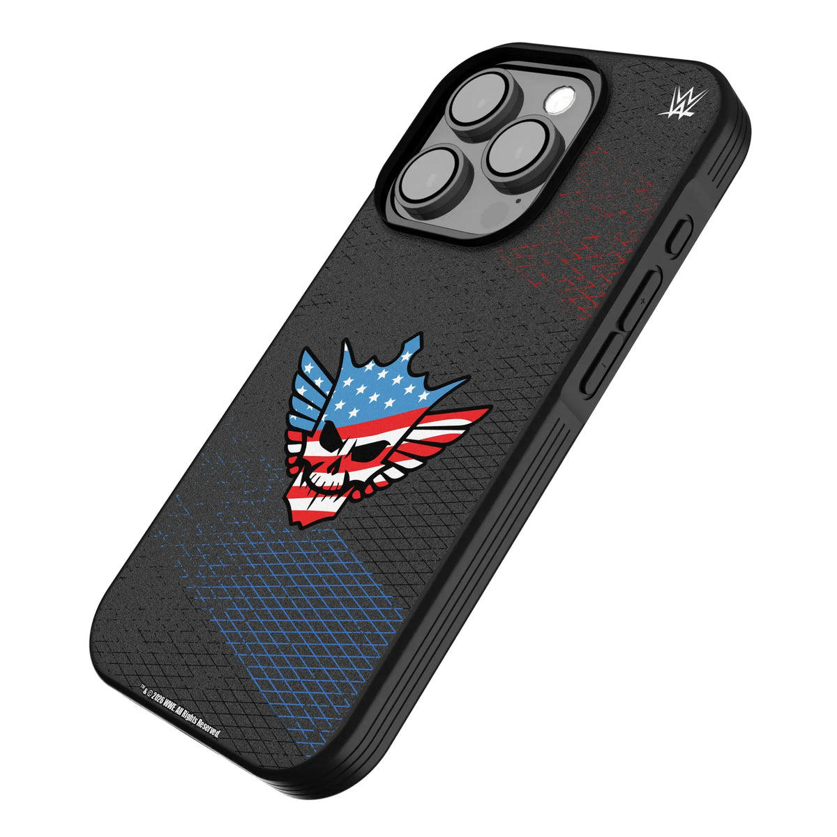 Cody Rhodes Steel iPhone Bump Phone Case for Apple iPhone - Isometric View#Device_iPhone 15 Pro