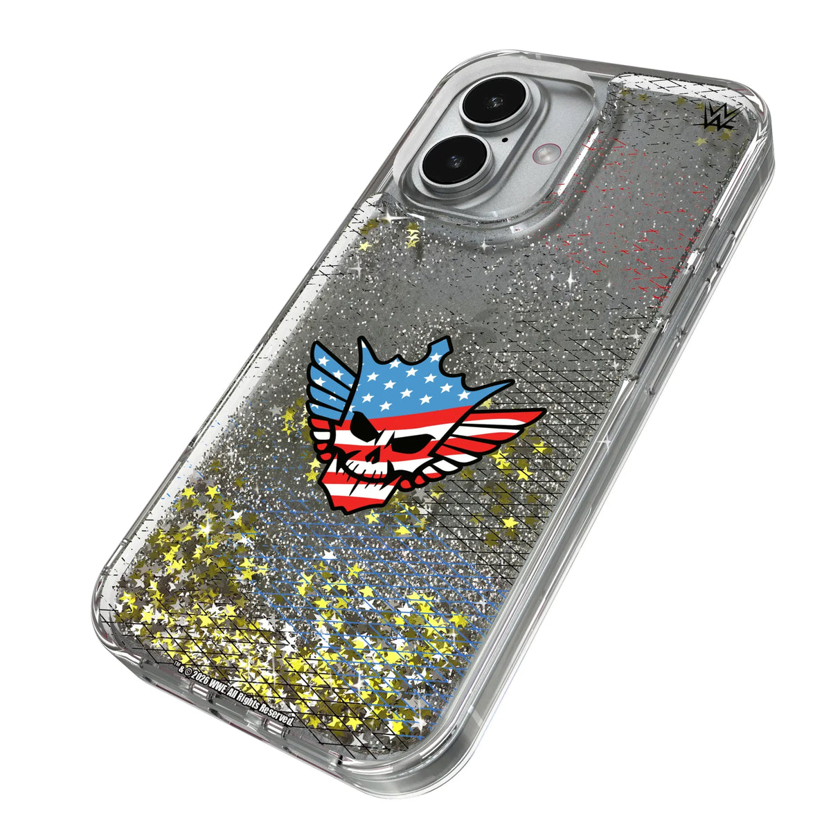 Cody Rhodes Steel iPhone Glitter Phone Case for Apple iPhone - Isometric View#Device_iPhone 17