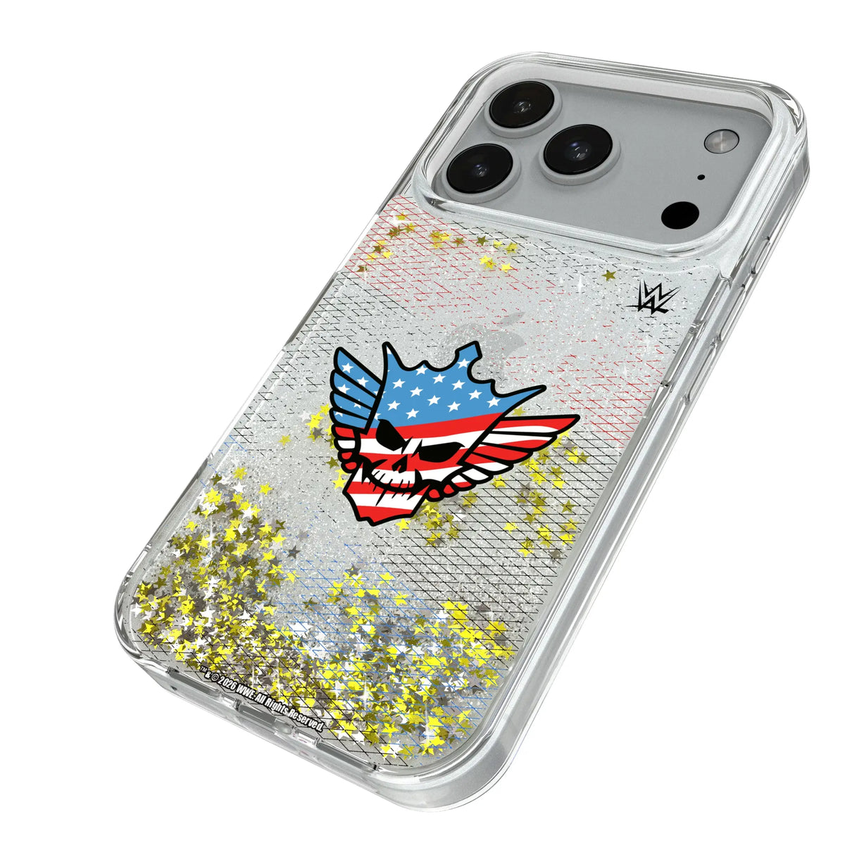 Cody Rhodes Steel iPhone Glitter Phone Case for Apple iPhone - Isometric View#Device_iPhone 18 Pro