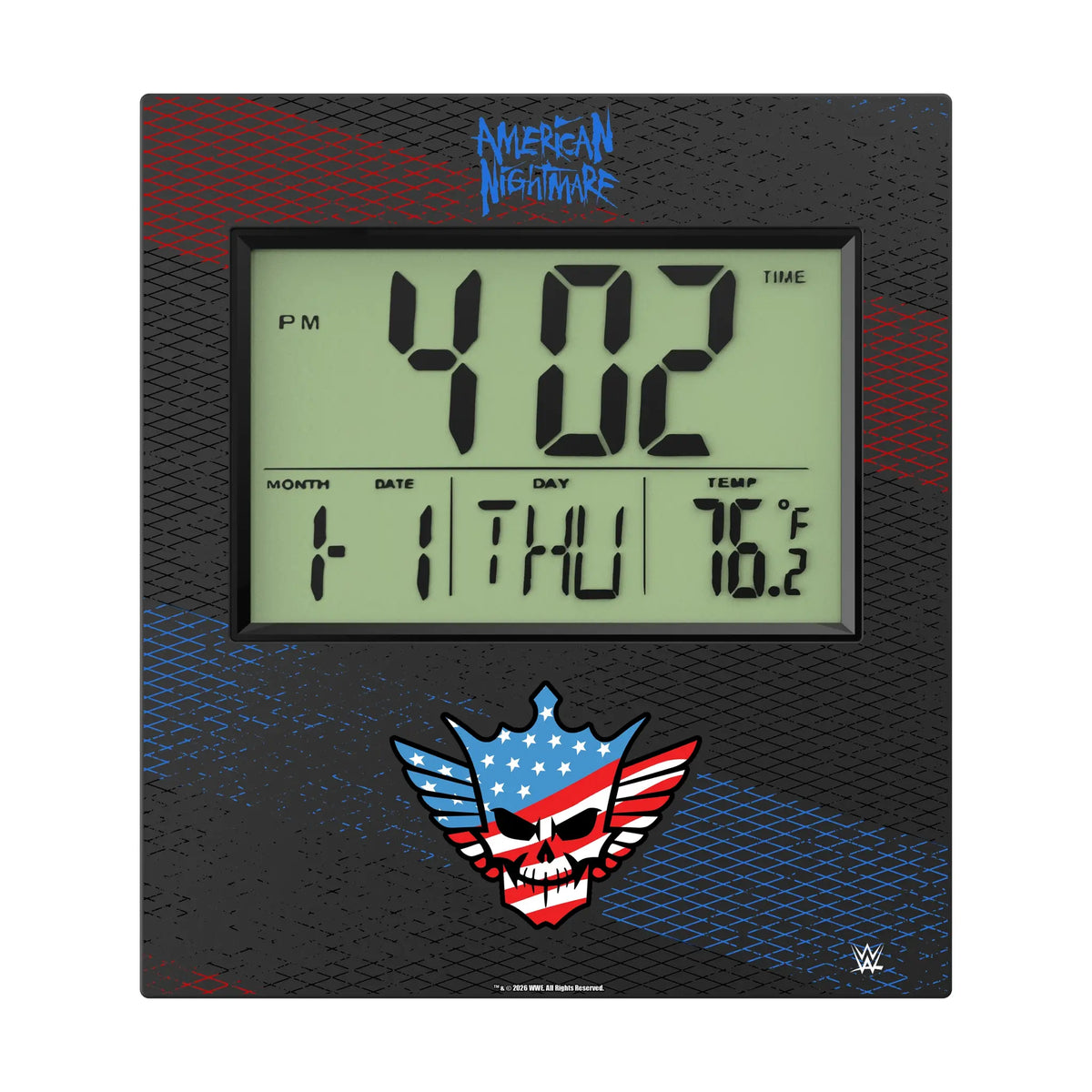 Cody Rhodes Steel Wall Clock