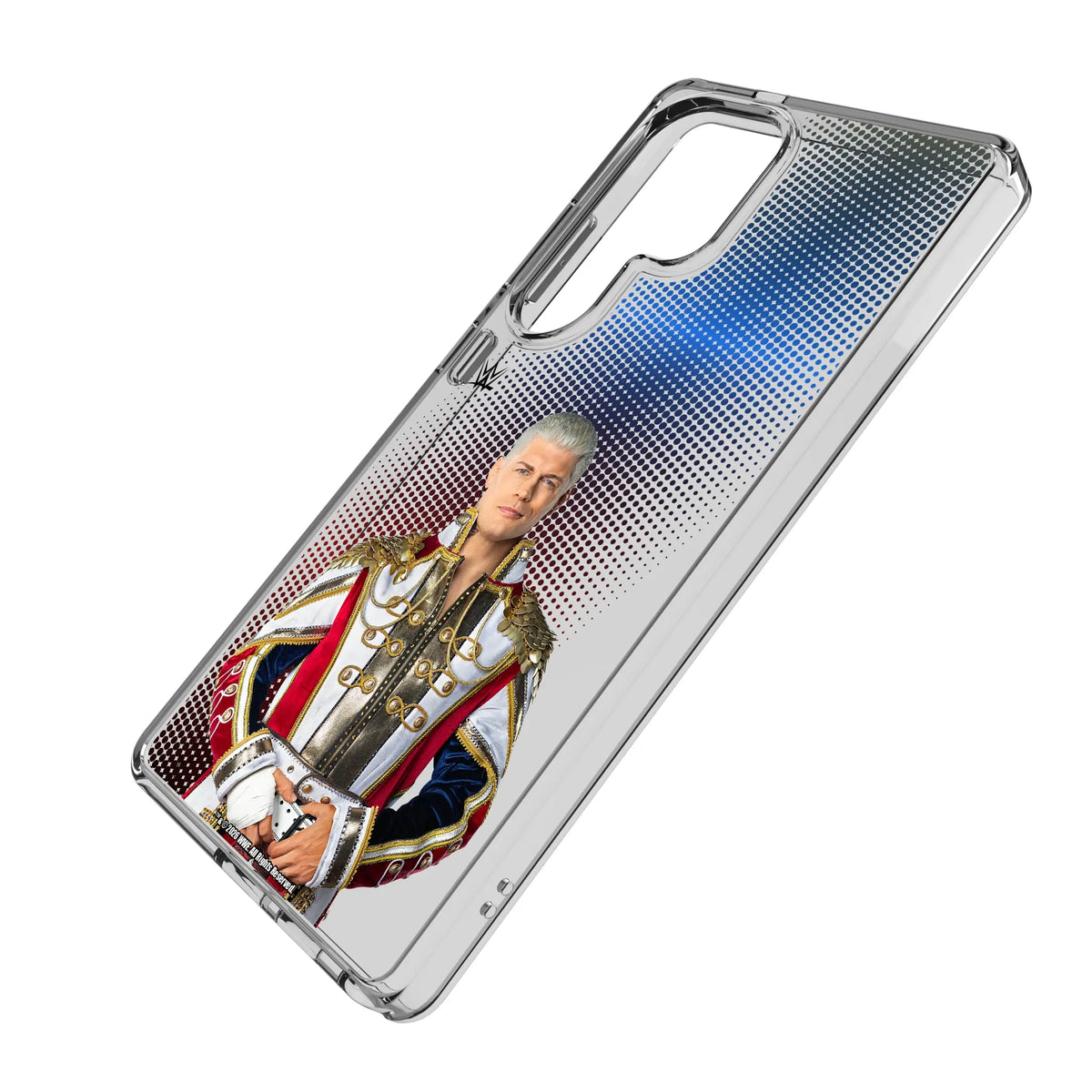 Cody Rhodes Superstar Galaxy Clear Phone Case for Samsung Galaxy - Isometric View#Device_Galaxy S25 Ultra