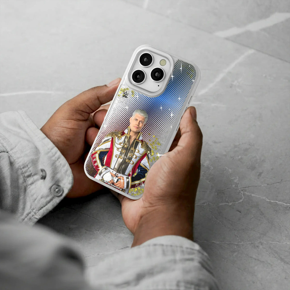 Cody Rhodes Superstar iPhone Glitter Phone Case for Apple iPhone - Lifestyle#Device_iPhone 16 Pro