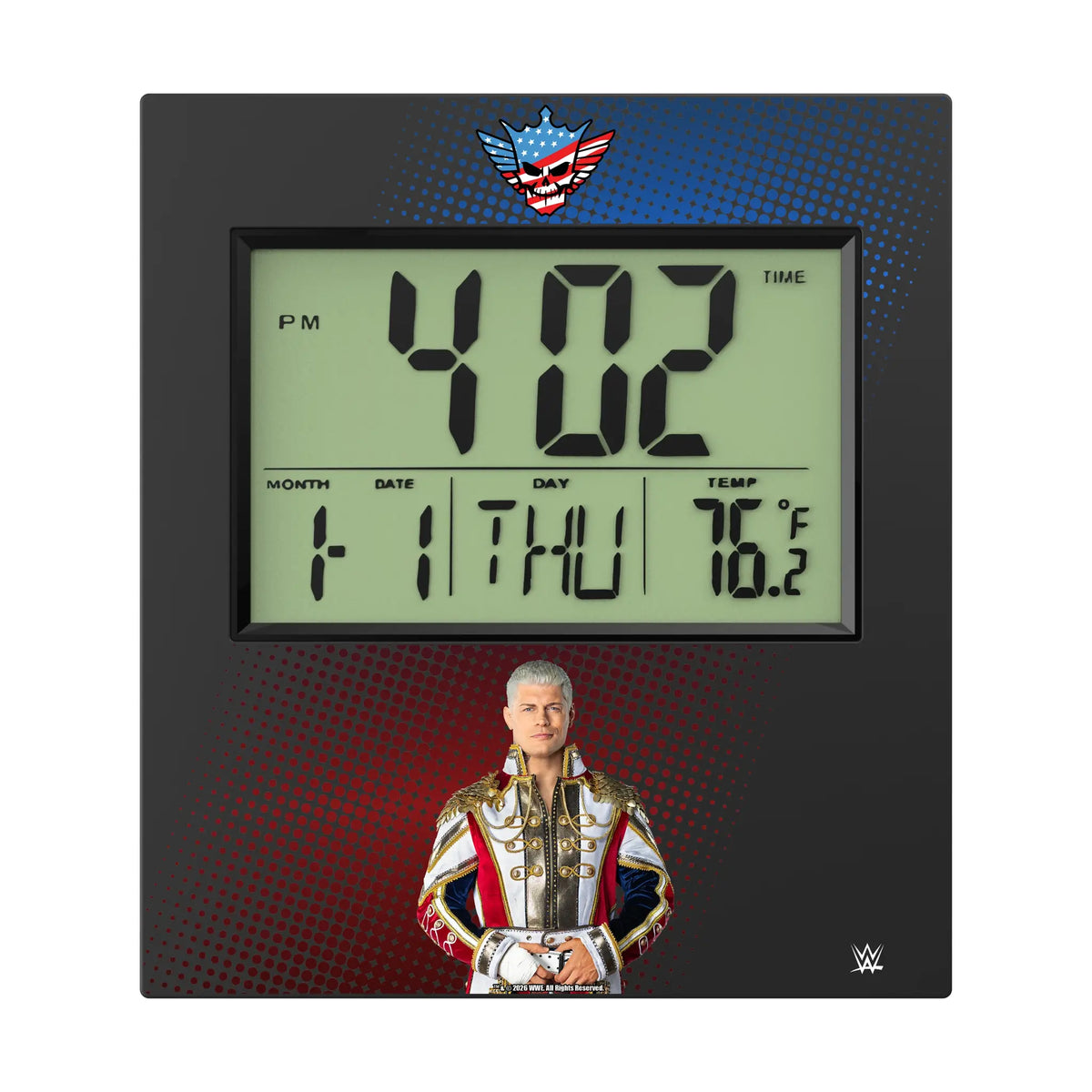 Cody Rhodes Superstar Wall Clock