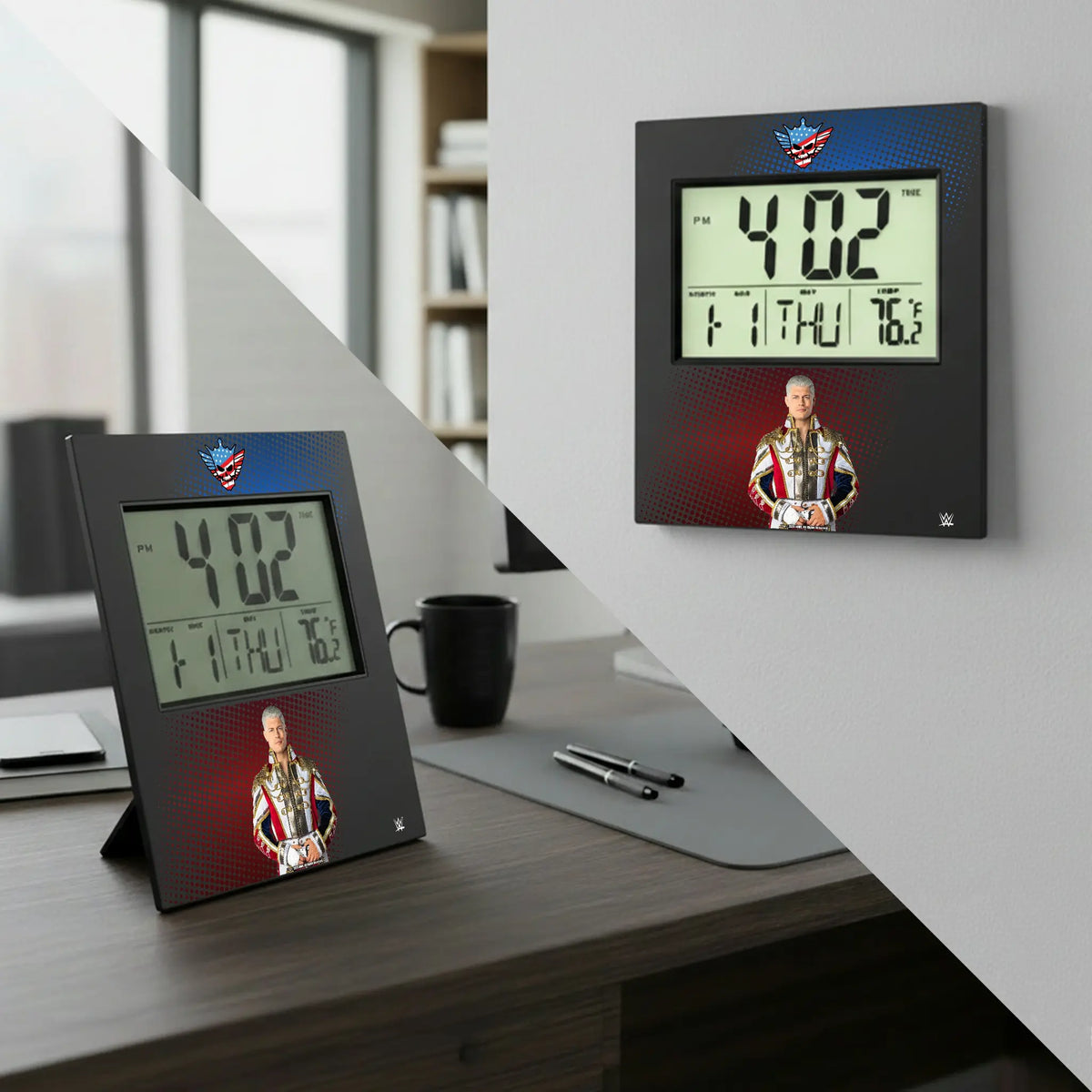 Cody Rhodes Superstar Wall Clock - Lifestyle