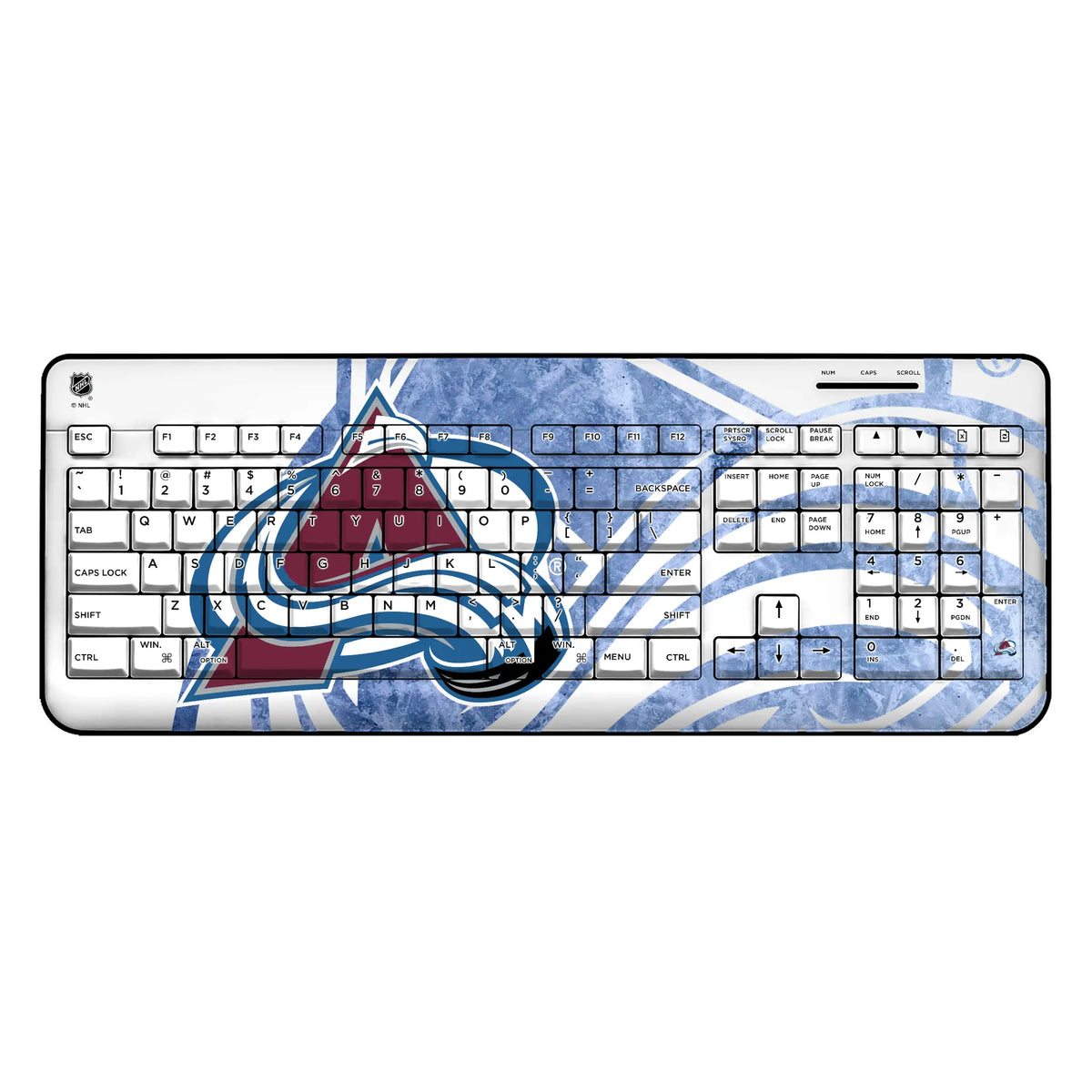 Colorado Avalanche Ice Tilt Wireless USB Keyboard