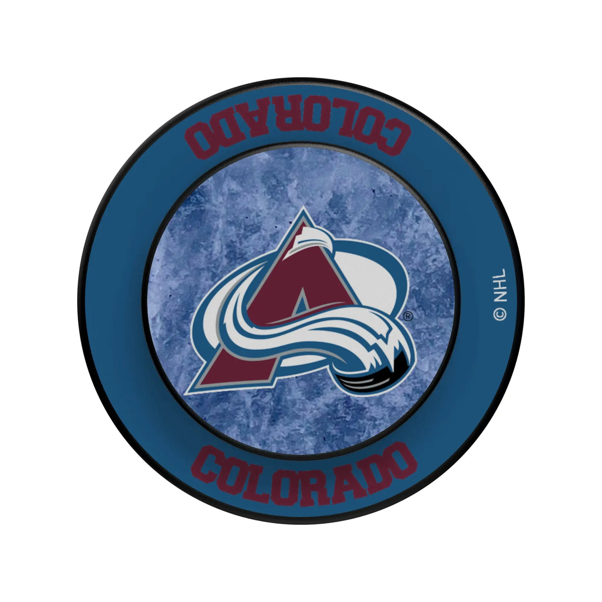 Colorado Avalanche Ice Wordmark Popsockets Round Magnetic
