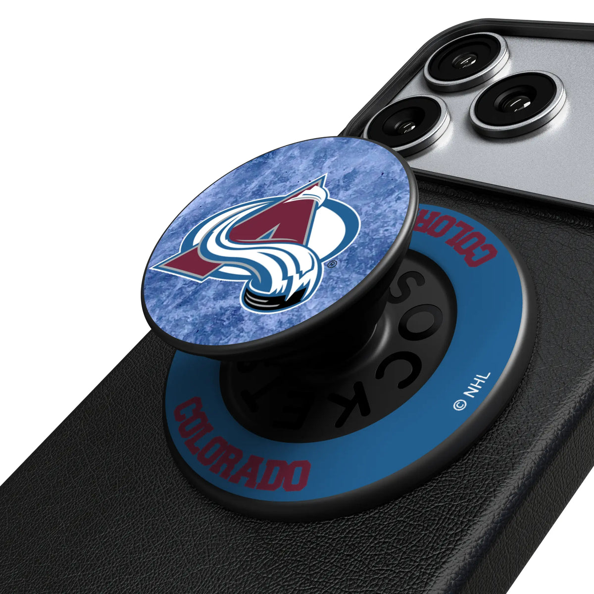 Colorado Avalanche Ice Wordmark Popsockets Round Magnetic