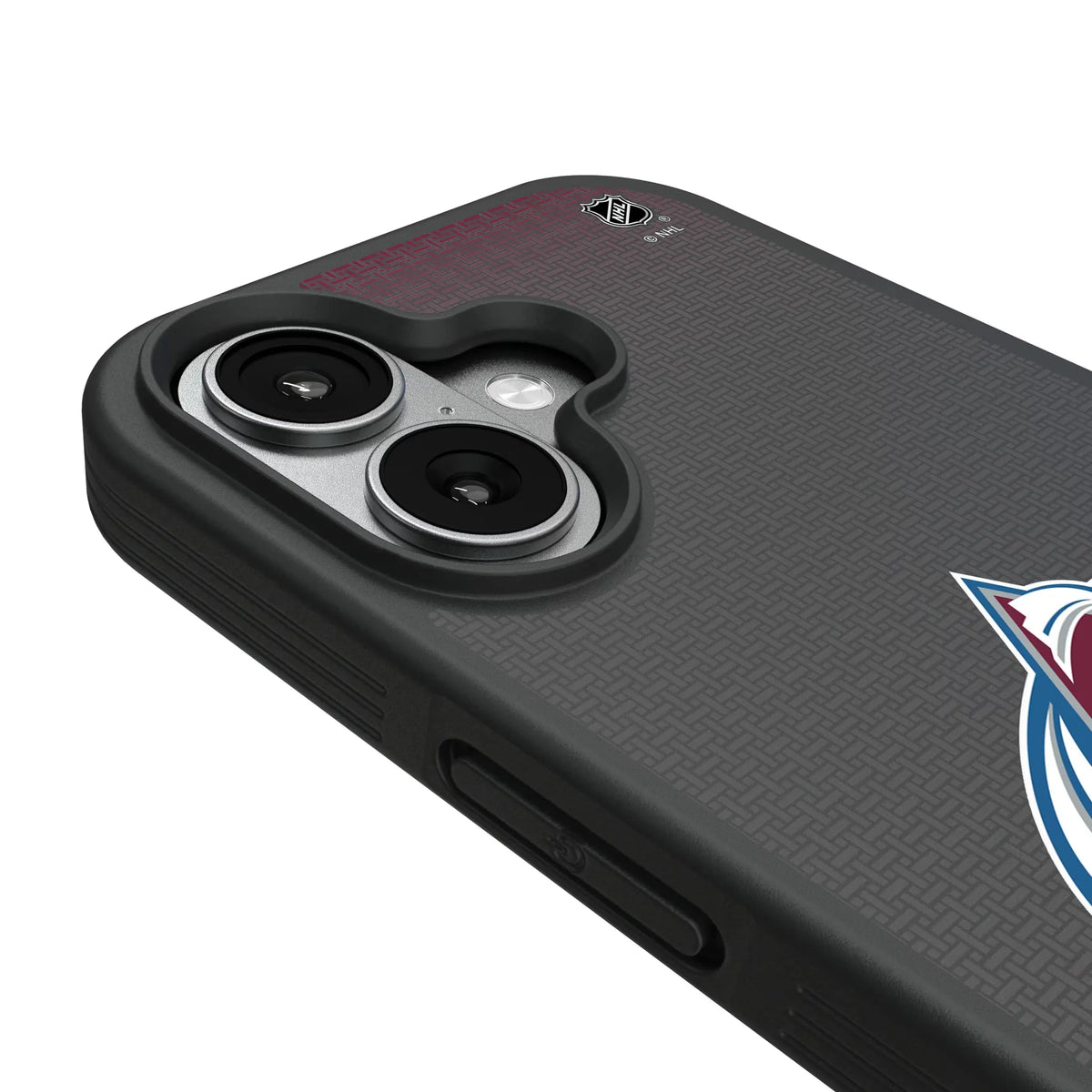 Colorado Avalanche Linen iPhone Bump Phone Case for Apple iPhone - Detail#Device_iPhone 17