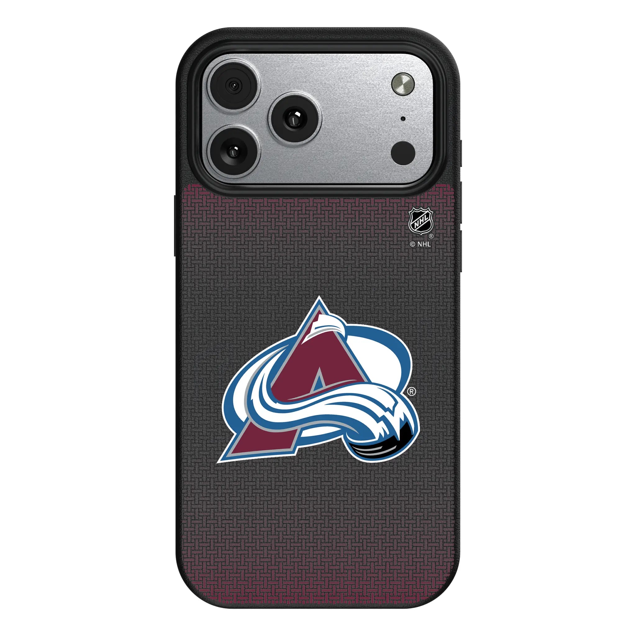 Colorado Avalanche Linen iPhone MagSafe Compatible Phone Case for Apple iPhone#Device_iPhone 17 Pro Max