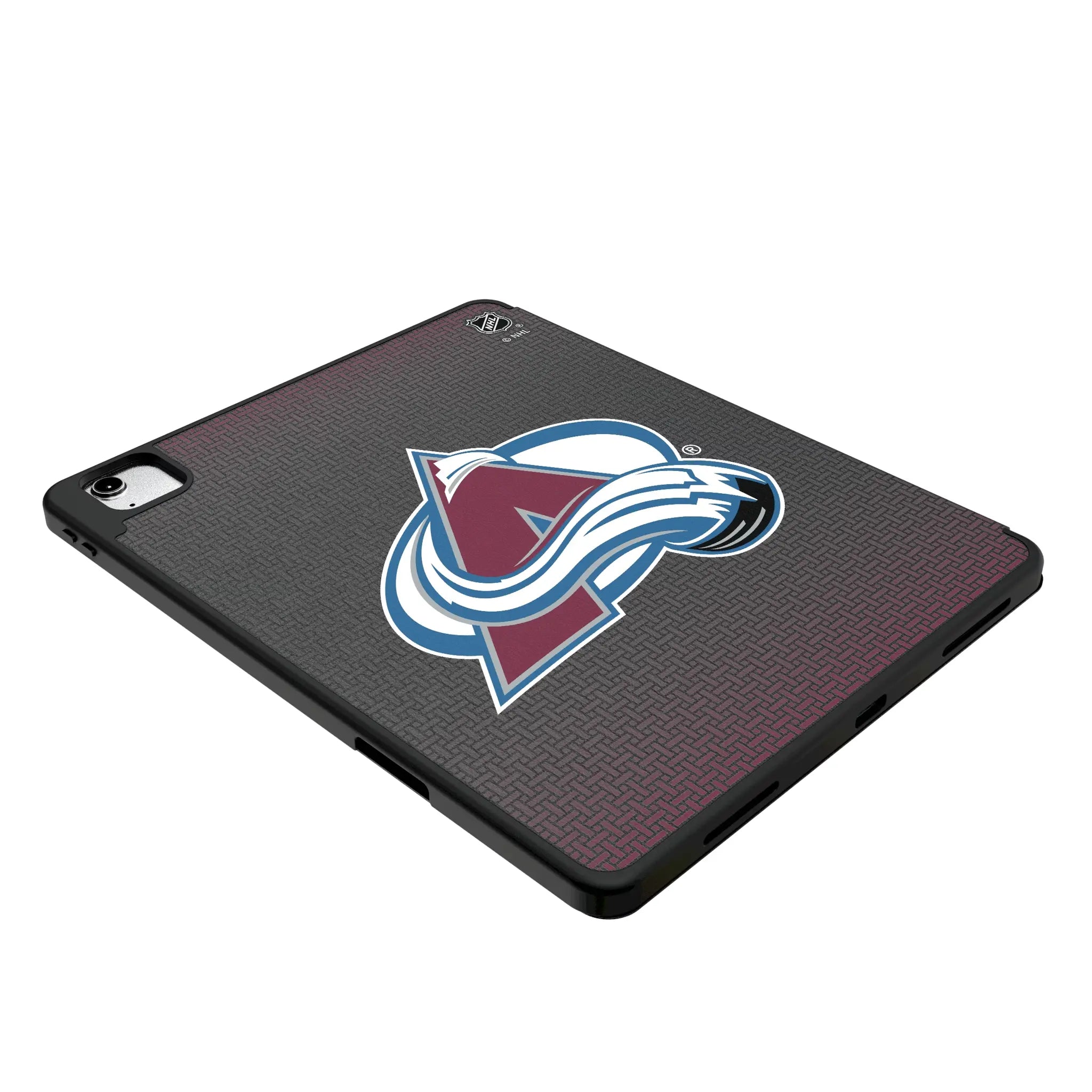 Colorado Avalanche Linen iPad Tablet Case for Apple iPad - Isometric View