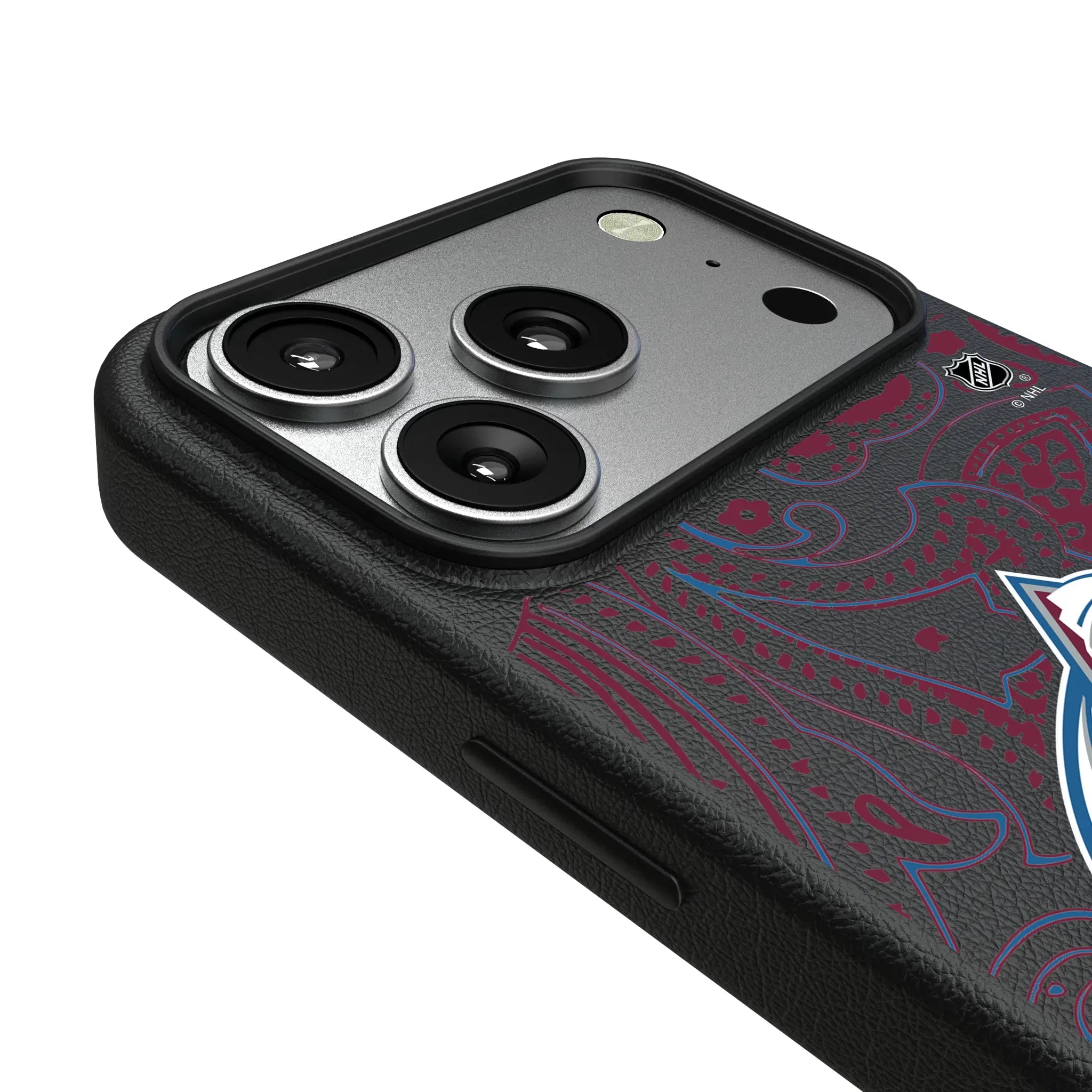 Colorado Avalanche Paisley iPhone MagSafe Compatible Phone Case for Apple iPhone - Detail#Device_iPhone 17 Pro