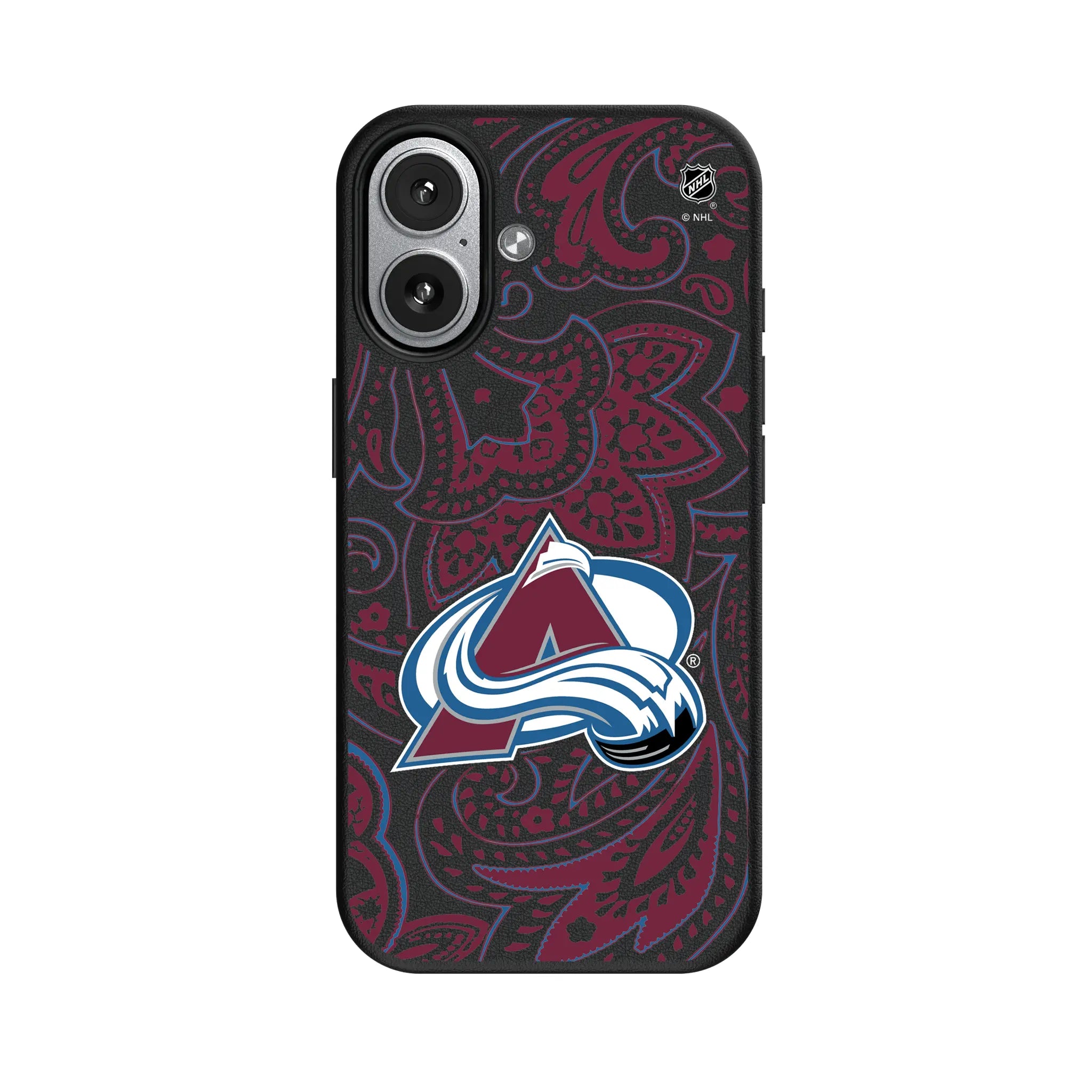 Colorado Avalanche Paisley iPhone MagSafe Compatible Phone Case for Apple iPhone#Device_iPhone 17