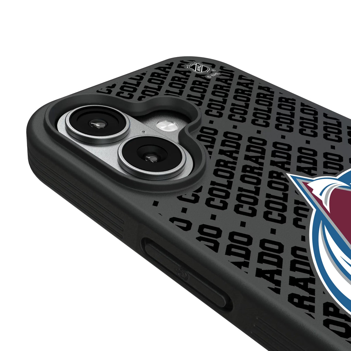Colorado Avalanche Personalized EndZone Plus iPhone Bump Phone Case for Apple iPhone - Detail#Device_iPhone 17